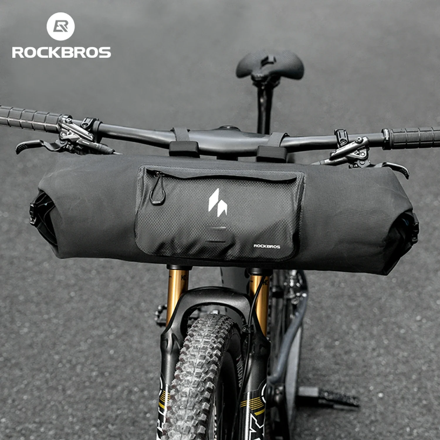 RideMate 100% Waterproof Bike Handlebar Bag 8L Double-sided Opening Expanded Capacity - Image 8