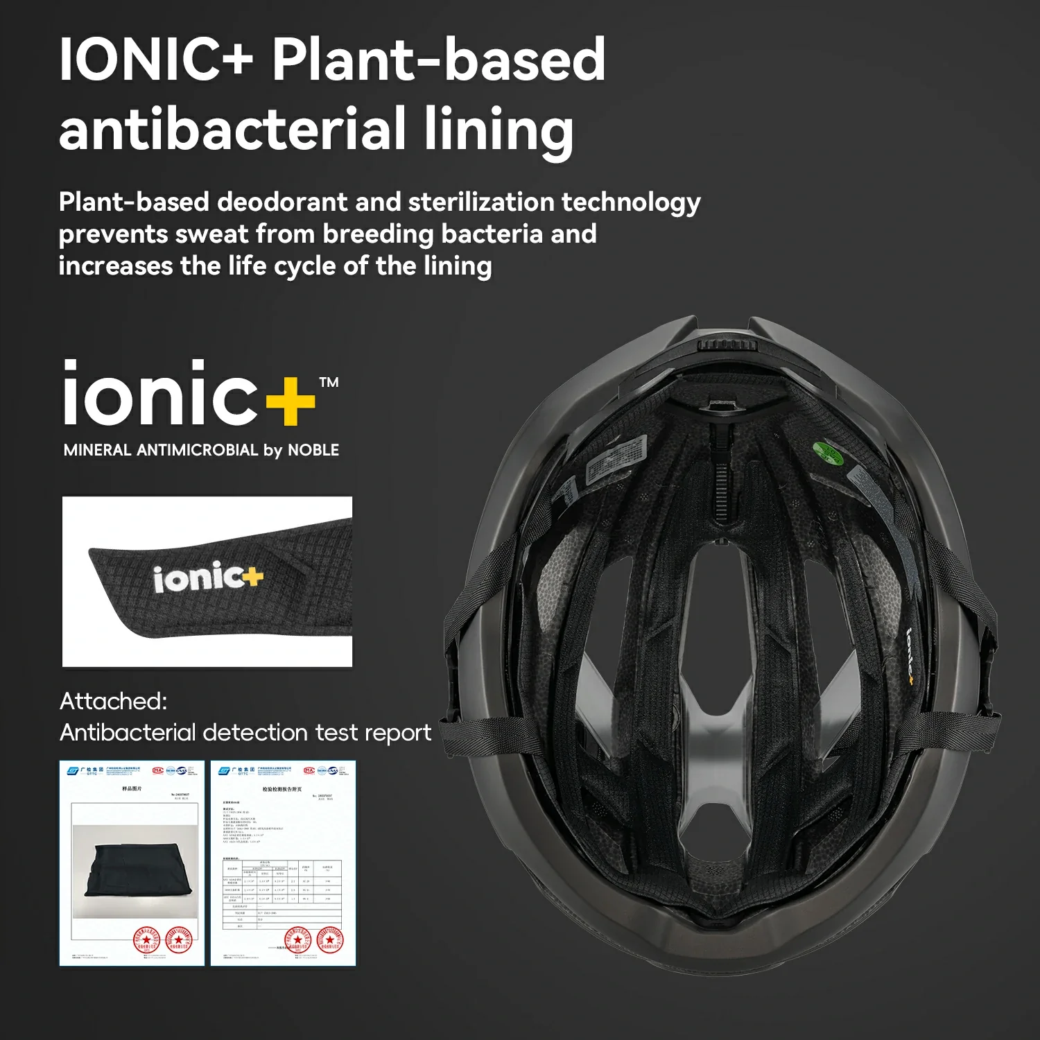 Cycling Helmet  Bionic Support  Antibacterial Liner  Adjustable Fit - Image 14