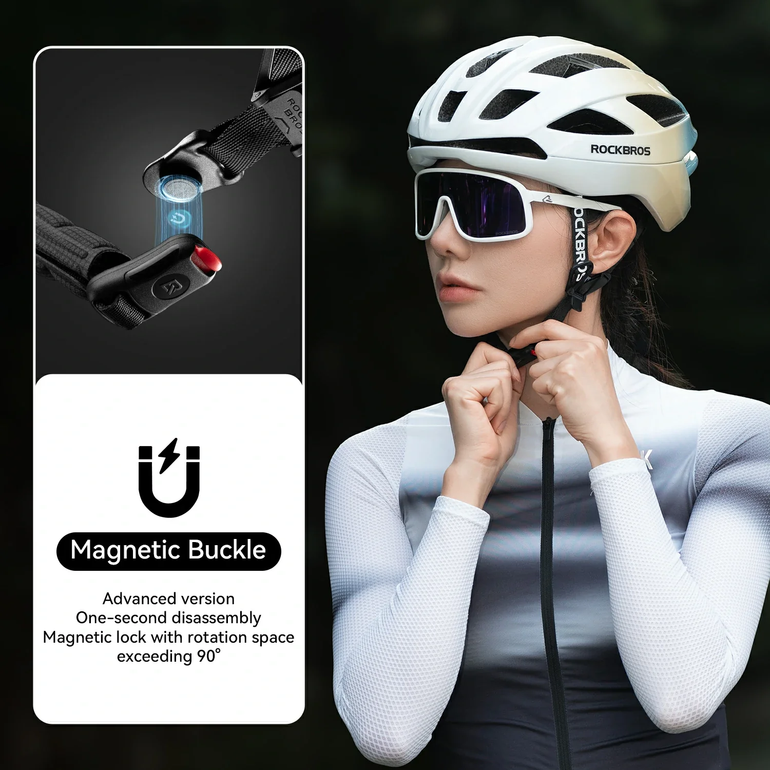 Cycling Helmet  Bionic Support  Antibacterial Liner  Adjustable Fit - Image 7