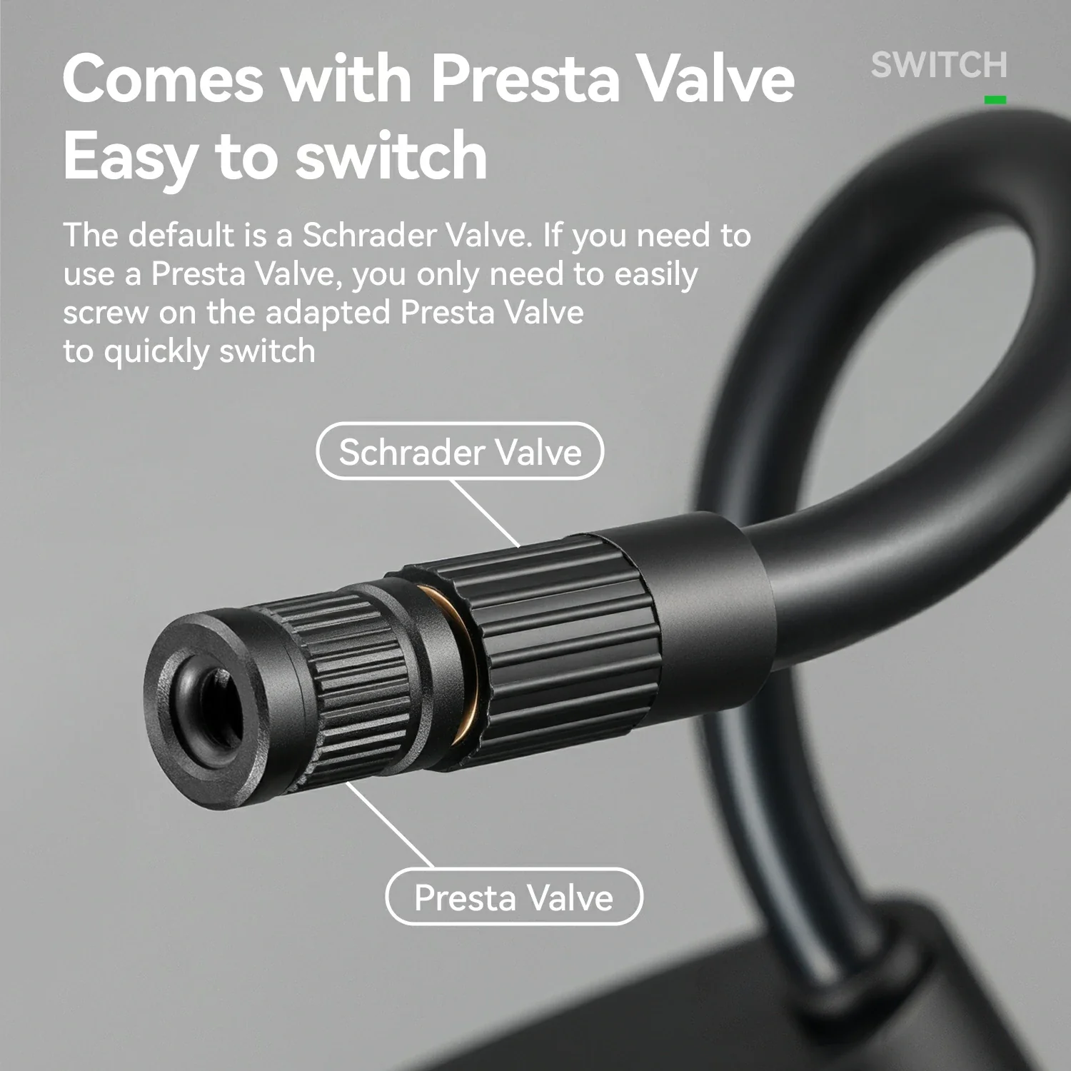 L1 Mini Electric Bike Tire Pump 70PSI - Image 3