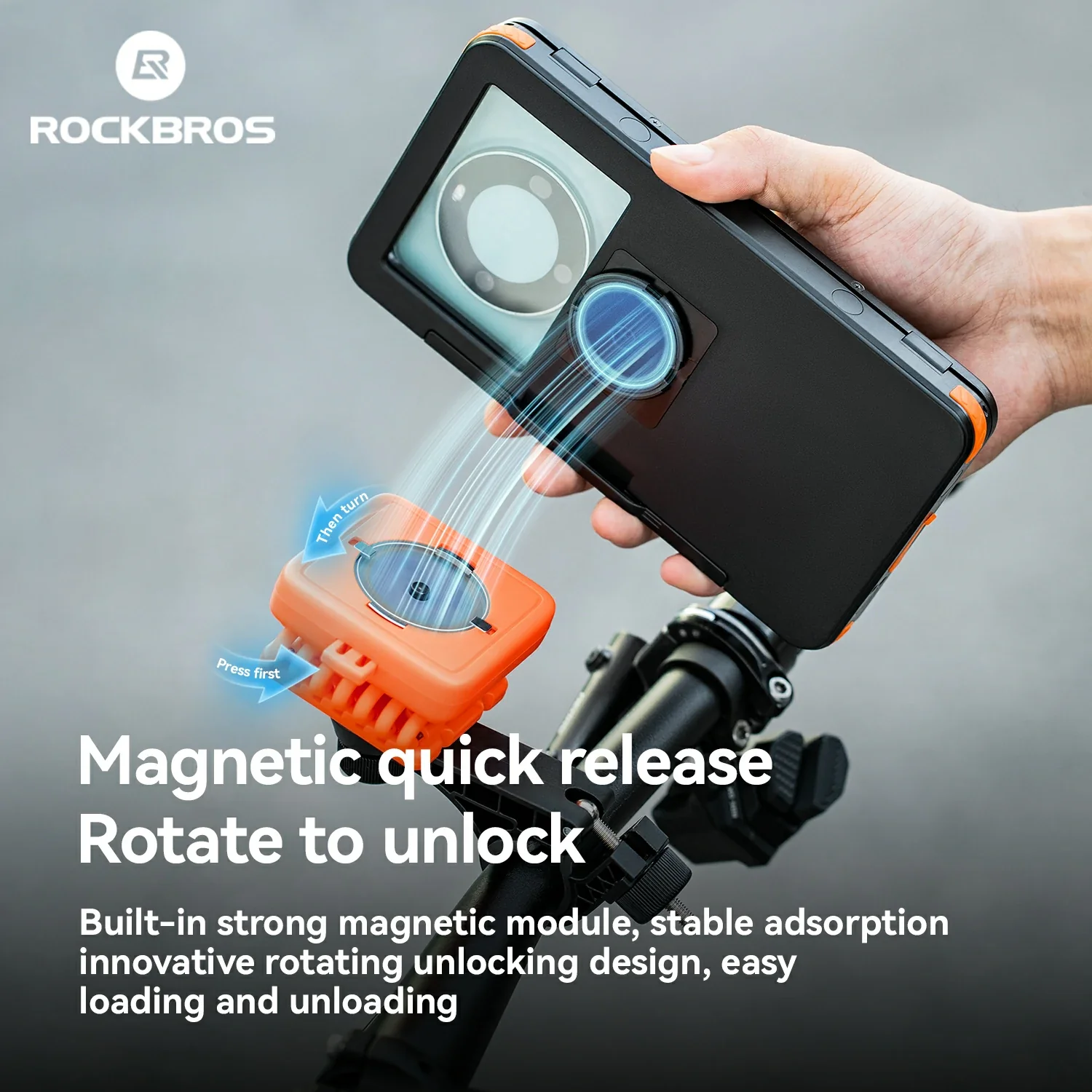 Magnetic Waterproof Bike Phone Holder Shock-Absorbing For 4.7–6.9‘’ - Image 10