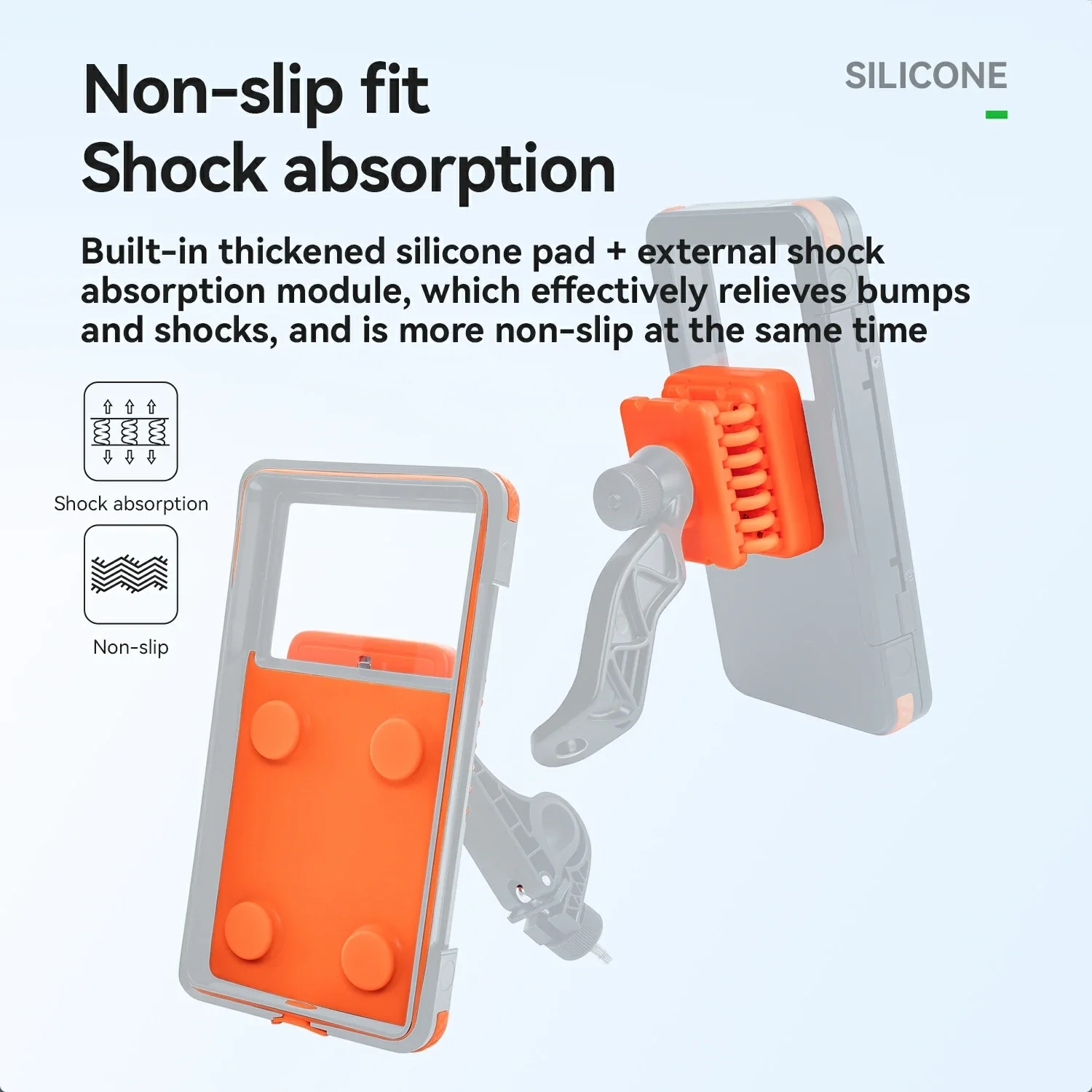 Magnetic Waterproof Bike Phone Holder Shock-Absorbing For 4.7–6.9‘’ - Image 8