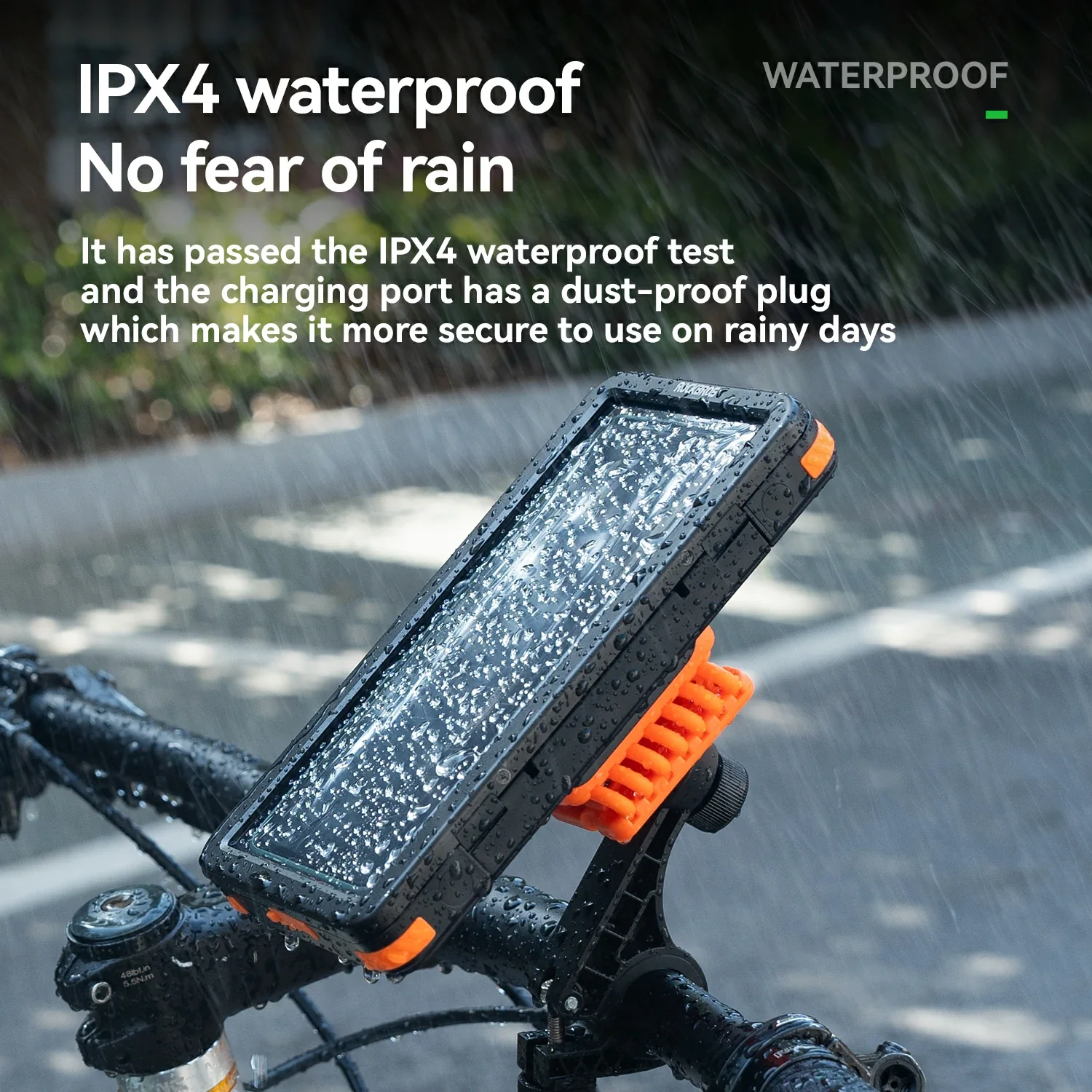 Magnetic Waterproof Bike Phone Holder Shock-Absorbing For 4.7–6.9‘’ - Image 9
