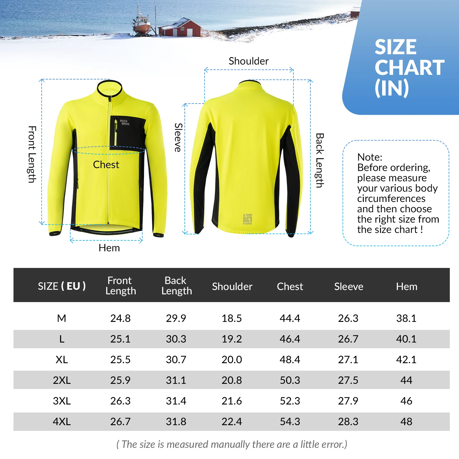 Men's Cycling Jacket & Pants Set Winter - Image 3