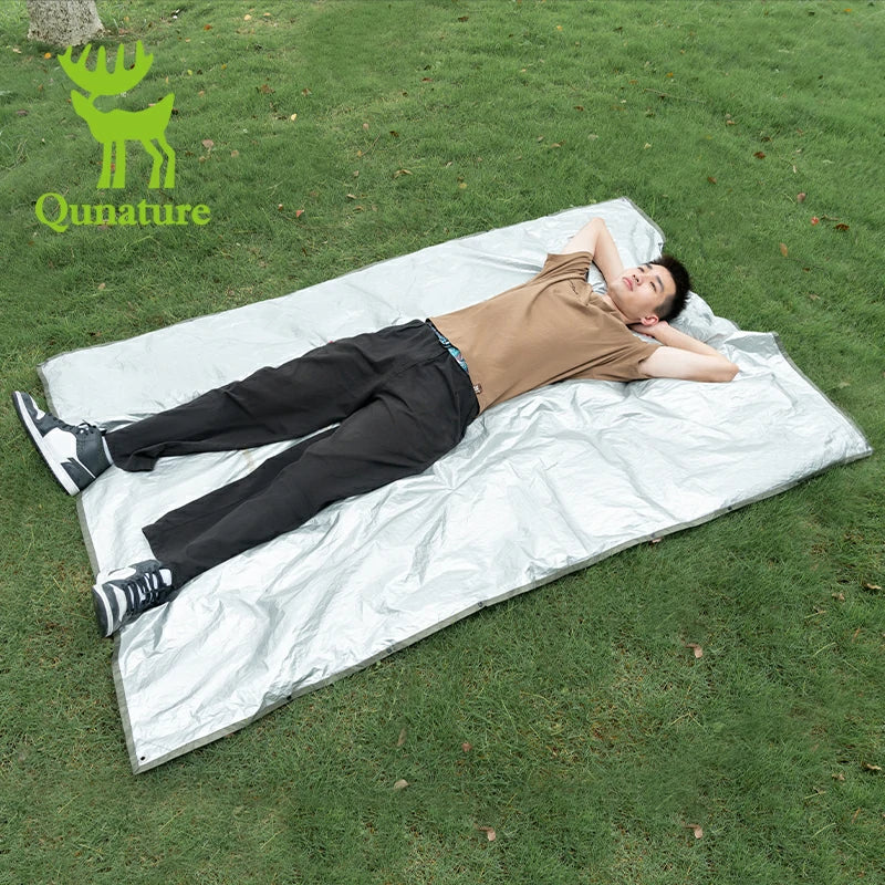 Qunature 3-in-1 Waterproof Raincoat Canopy Floor Mat Lightweight Portable - Image 10