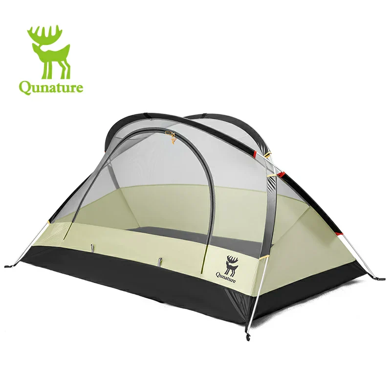 Qunature Rainproof Tent Lightweight Aluminum Rods Easy Setup for Camping - Image 6