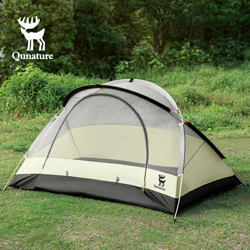 Qunature Rainproof Tent Lightweight Aluminum Rods Easy Setup for Camping - Image 9