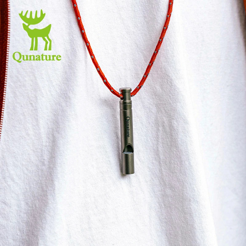 Qunature Titanium Survival Whistle 120dB Loud, Durable, Portable Outdoor Gear - Image 6
