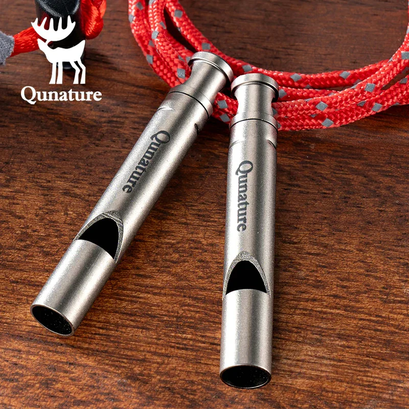 Qunature Titanium Survival Whistle 120dB Loud, Durable, Portable Outdoor Gear - Image 7