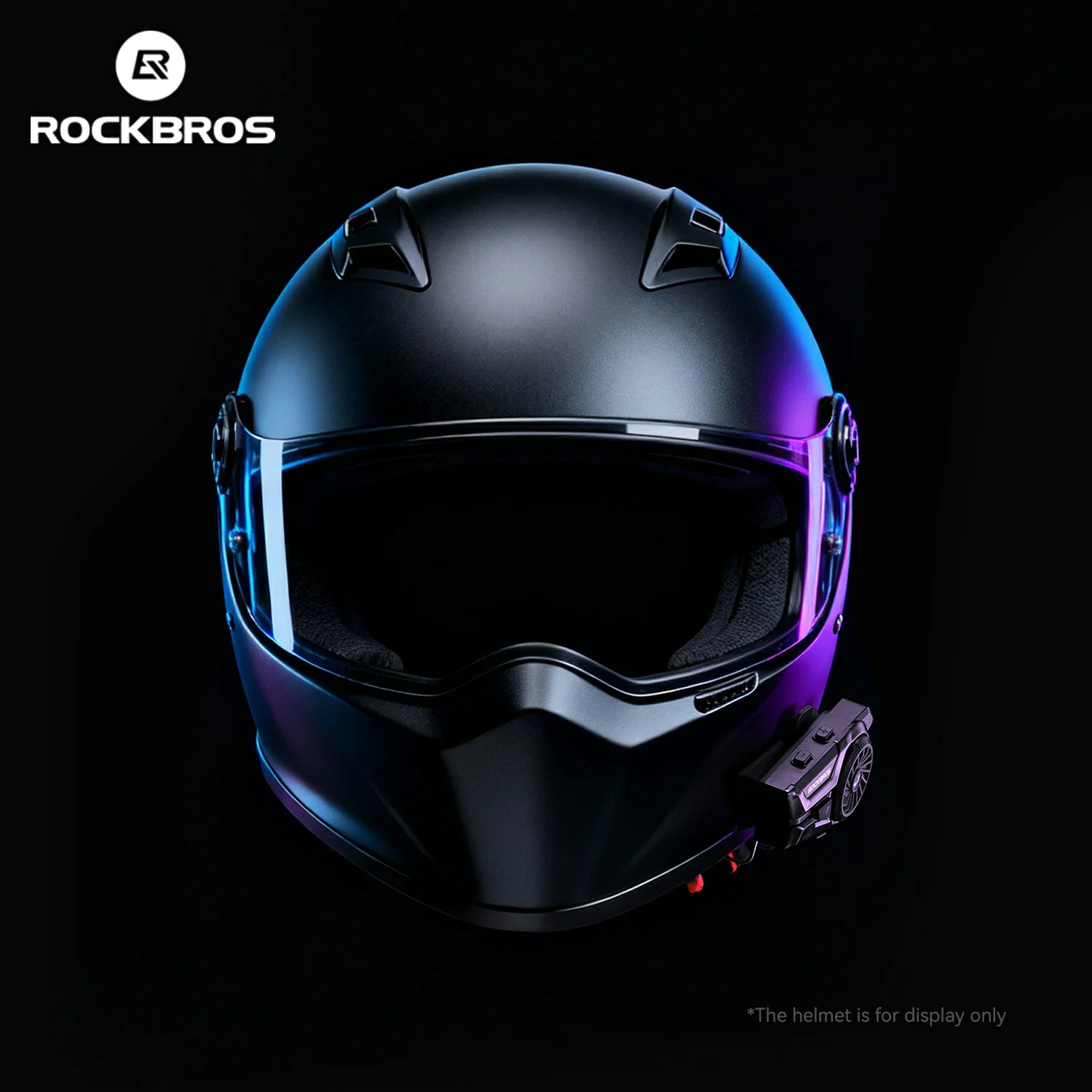 R1 Motorcycle Bluetooth Communication System Headset Helmet Speakers - Image 3