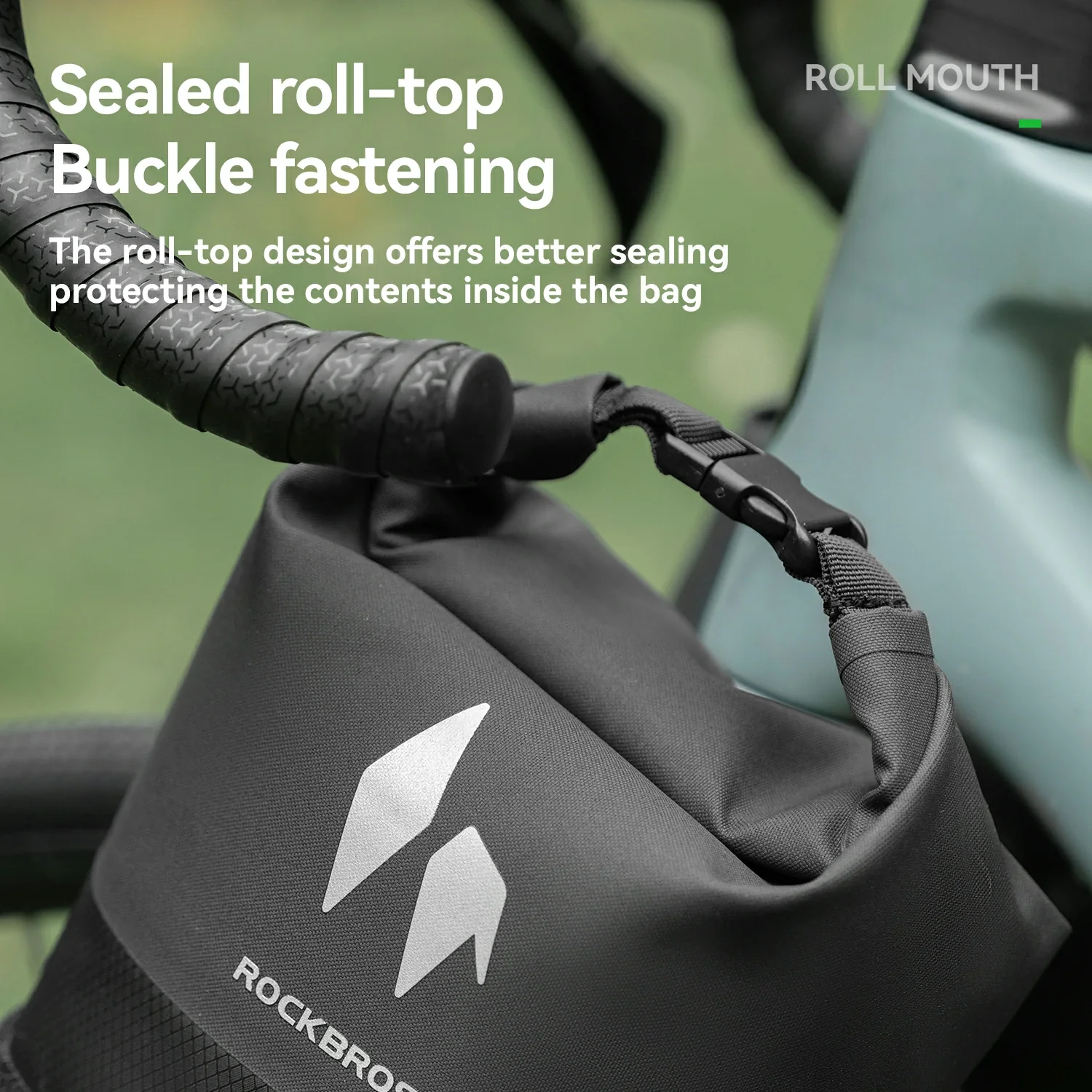 RideMate 100% Waterproof Front Fork Rack Bag 7L - Image 10