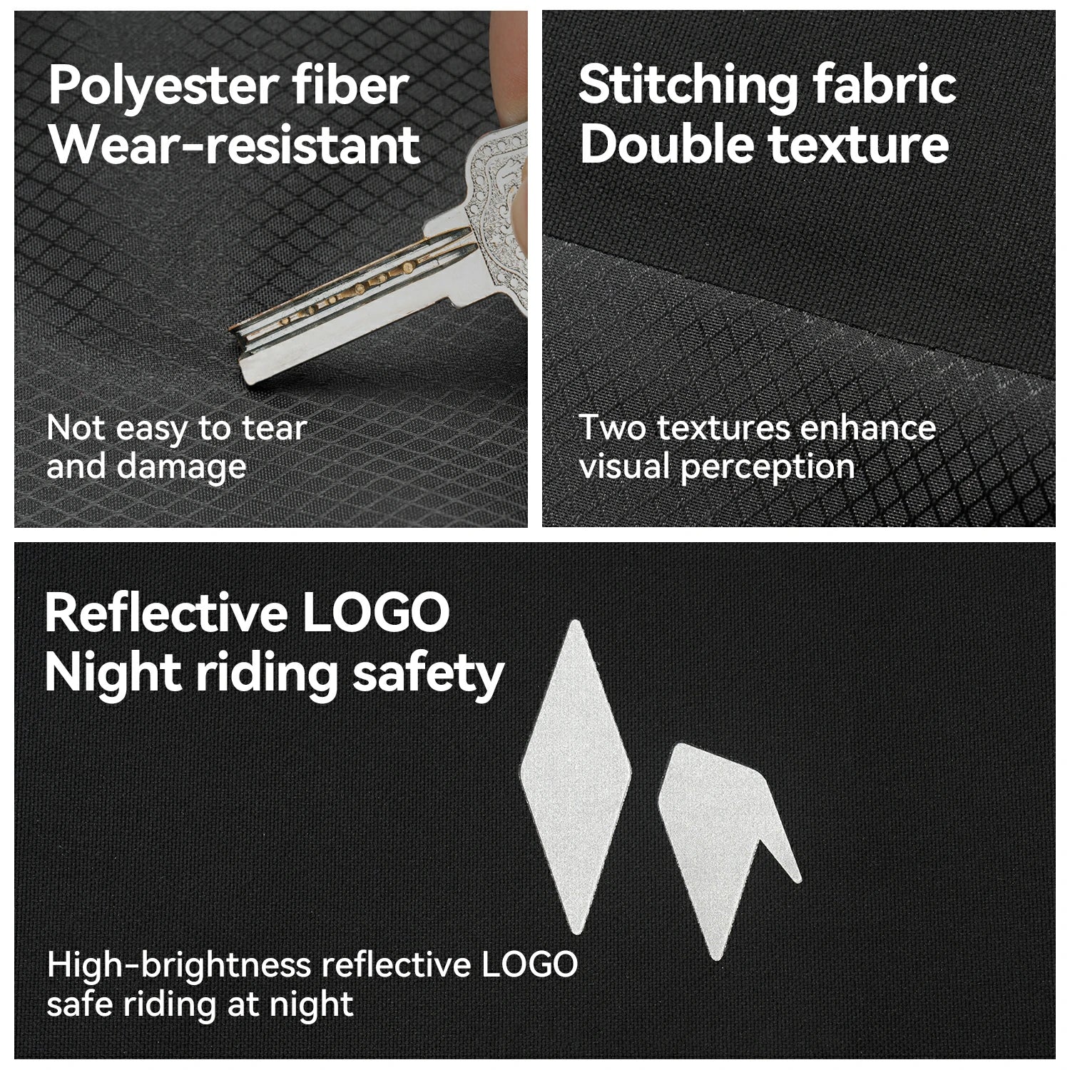 RideMate 100% Waterproof Front Fork Rack Bag 7L - Image 11