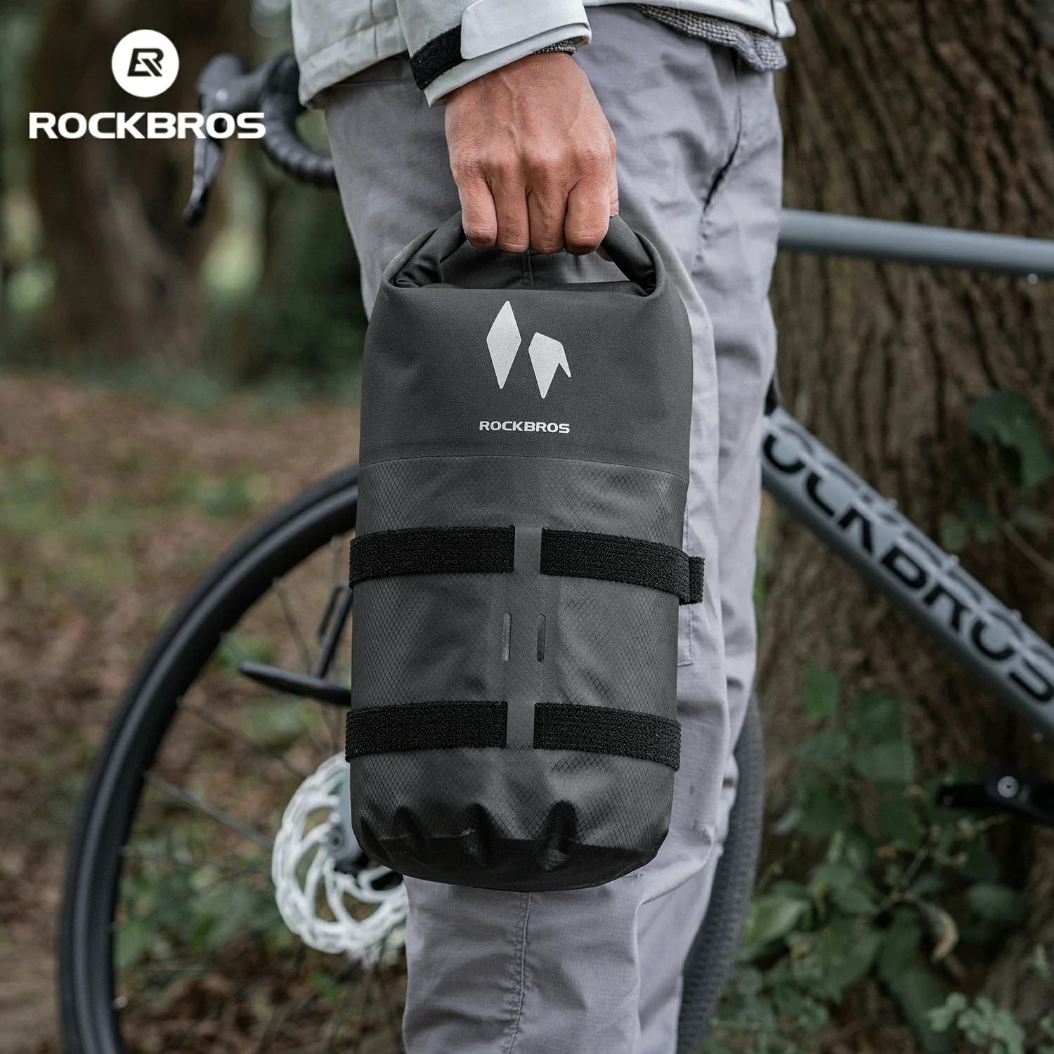 RideMate 100% Waterproof Front Fork Rack Bag 7L - Image 13