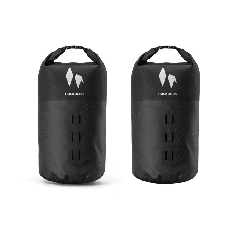 RideMate 100% Waterproof Front Fork Rack Bag 7L - Image 3
