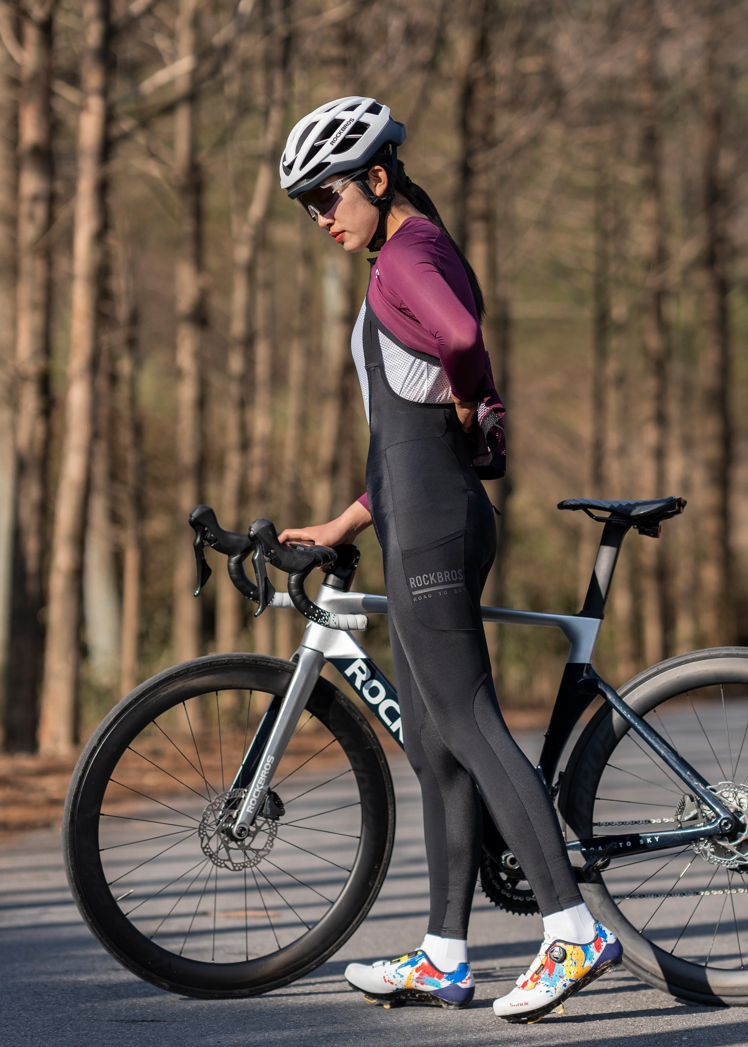 ROCKBROS Road-to-Sky Women's Bib Trousers - Image 11