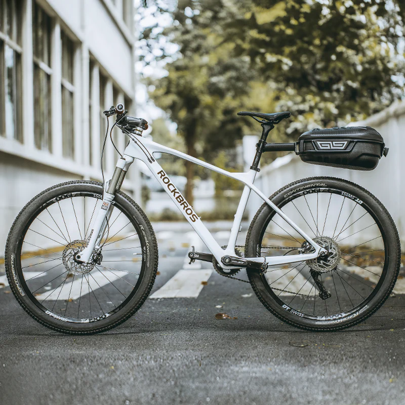 ROCKBROS 12L Hard Shell Rainproof MTB Road Bike Saddle Rear Rack Bag with Bike Cargo Rack - Image 3