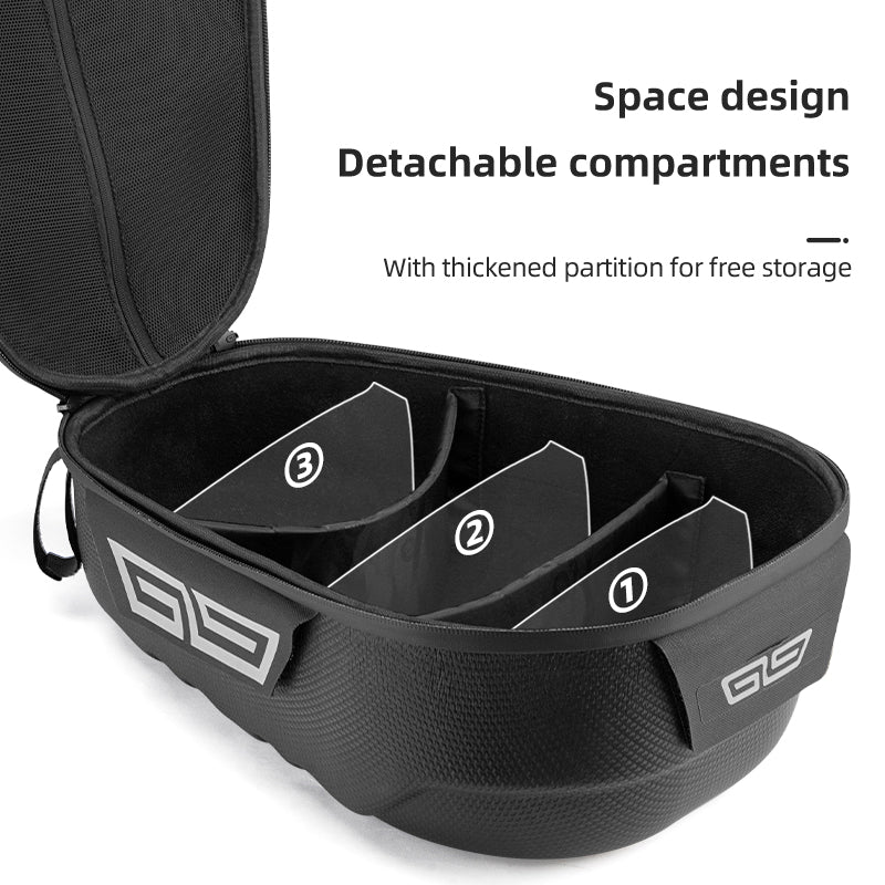 ROCKBROS 12L Hard Shell Rainproof MTB Road Bike Saddle Rear Rack Bag with Bike Cargo Rack - Image 4