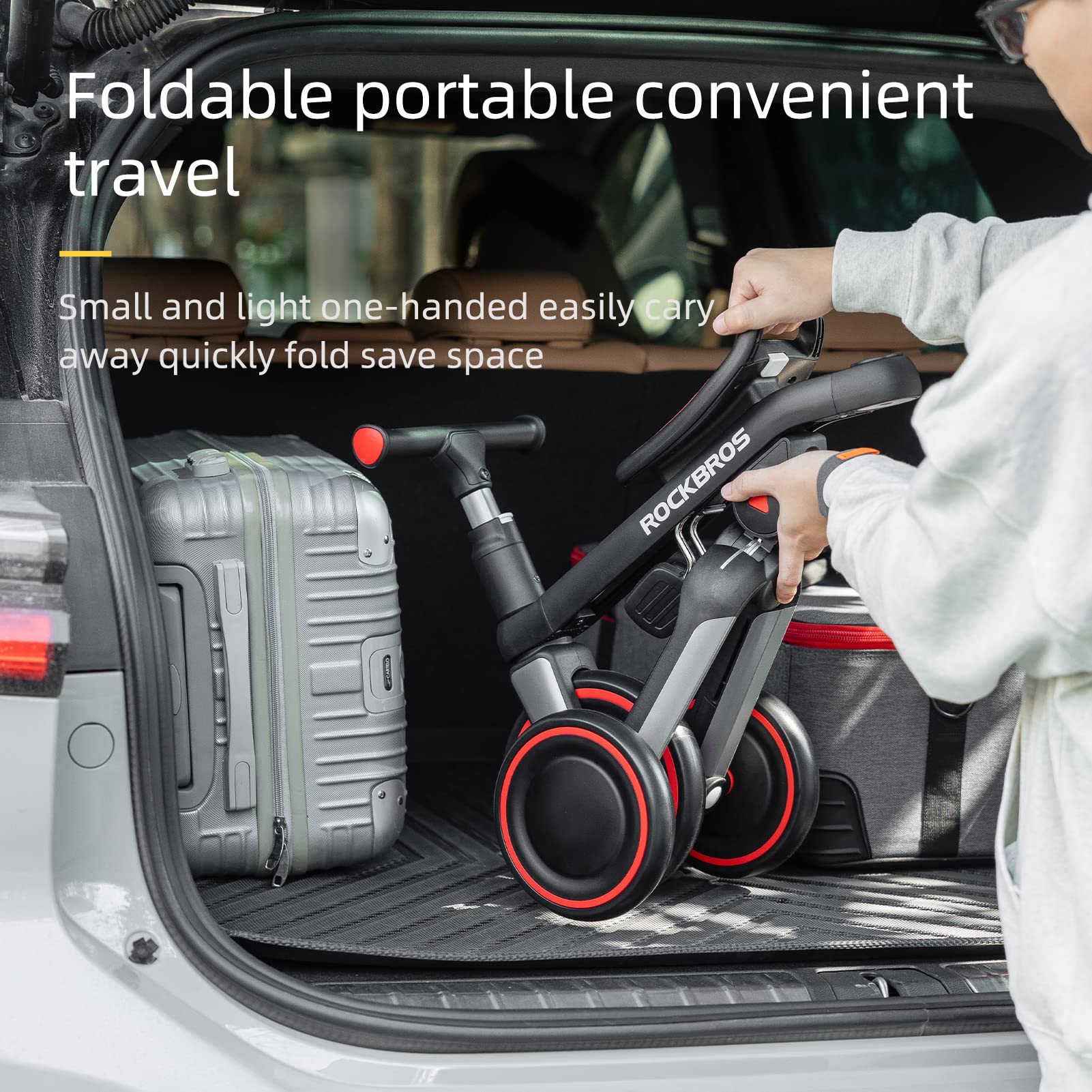 Kids 3 in 1 Tricycle Adjustable Seat Removable Pedals Toddler Ride On Bike - Image 9