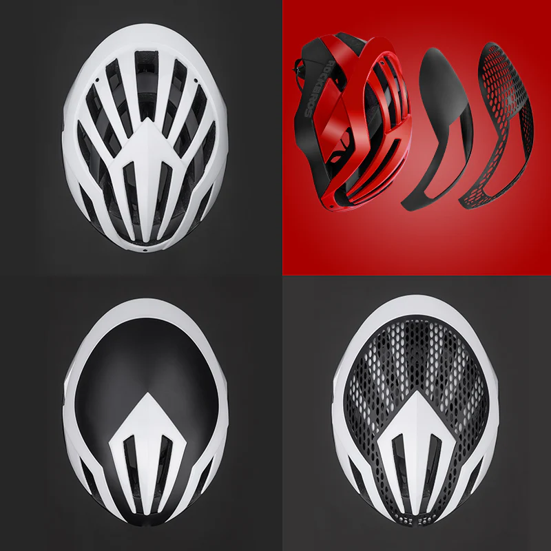 ROCKBROS 3 in 1 MTB Cycling Helmet Integrally-Molded Pneumatic Men Road Bike Helmet - Image 5