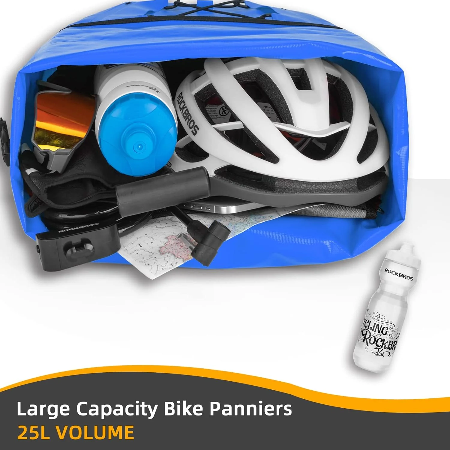 ROCKBROS 32L Waterproof Bike Pannier Durable Spacious Easy to Install - Image 14