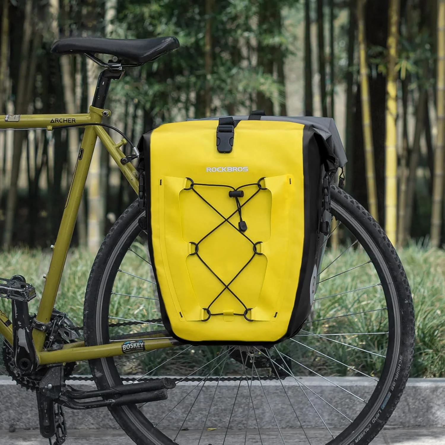 ROCKBROS 32L Waterproof Bike Pannier Durable Spacious Easy to Install - Image 47