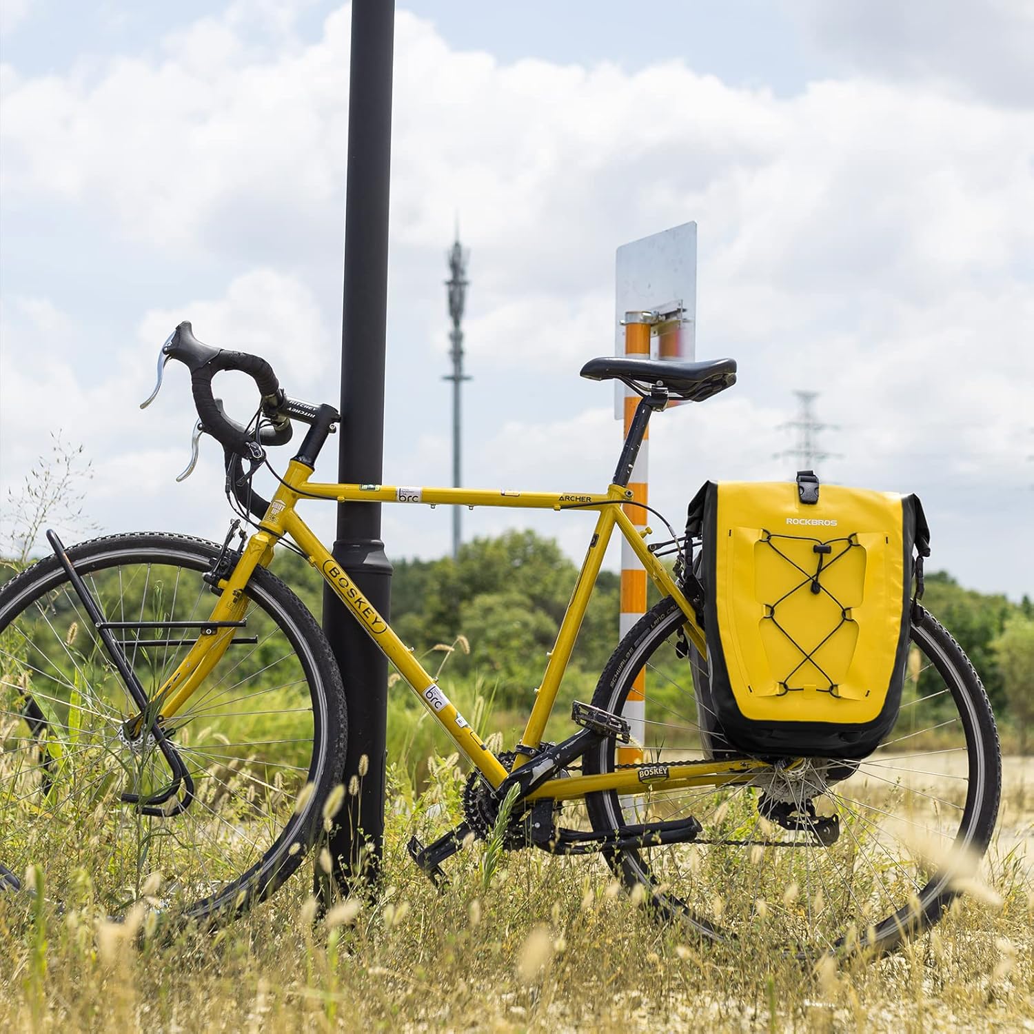 ROCKBROS 32L Waterproof Bike Pannier Durable Spacious Easy to Install - Image 48