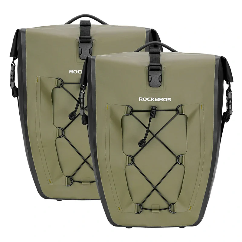 ROCKBROS 32L Waterproof Bike Pannier Durable Spacious Easy to Install - Image 51