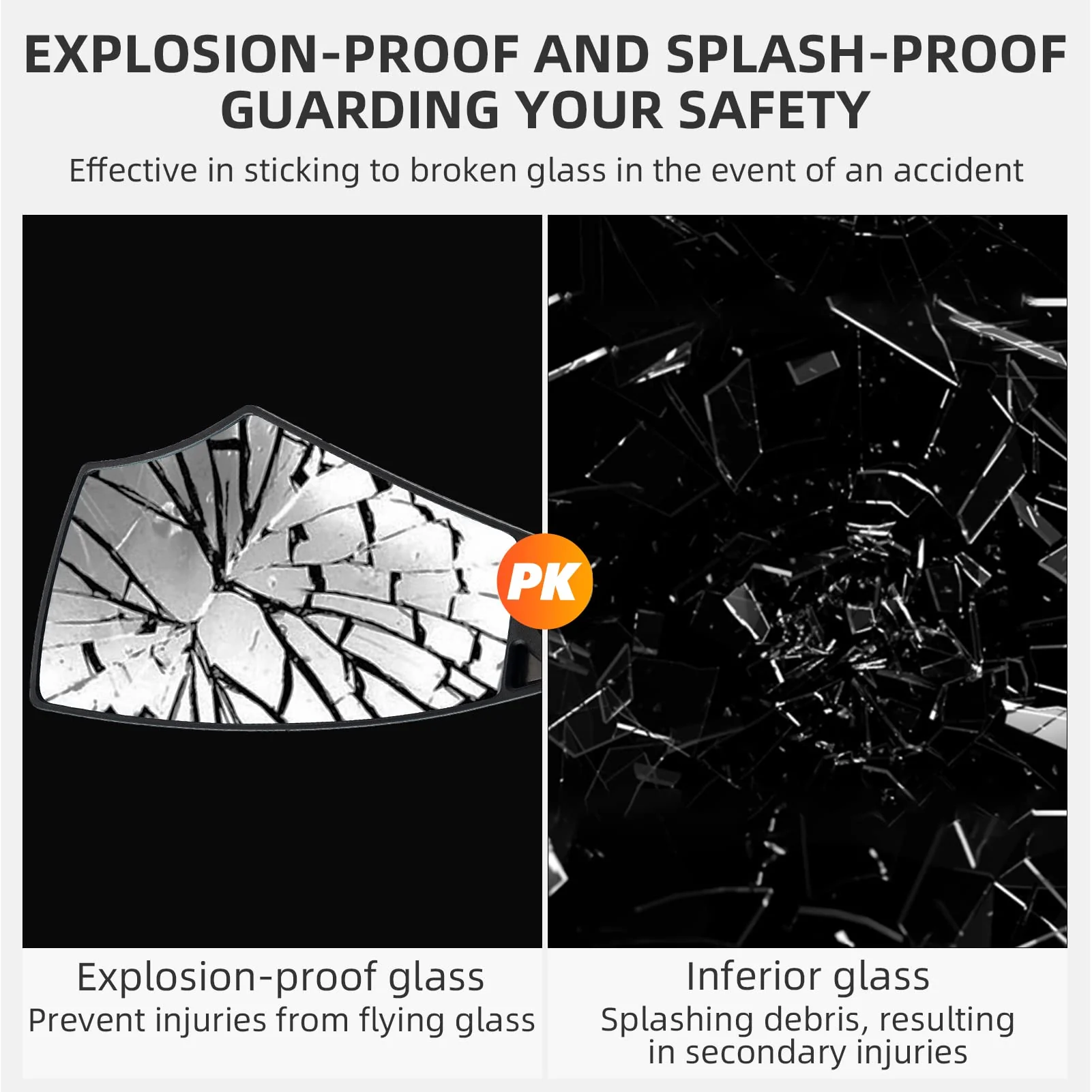 ROCKBROS 360° Adjustable Handlebar Bike Mirror with Anti-Glare Glass - Image 10