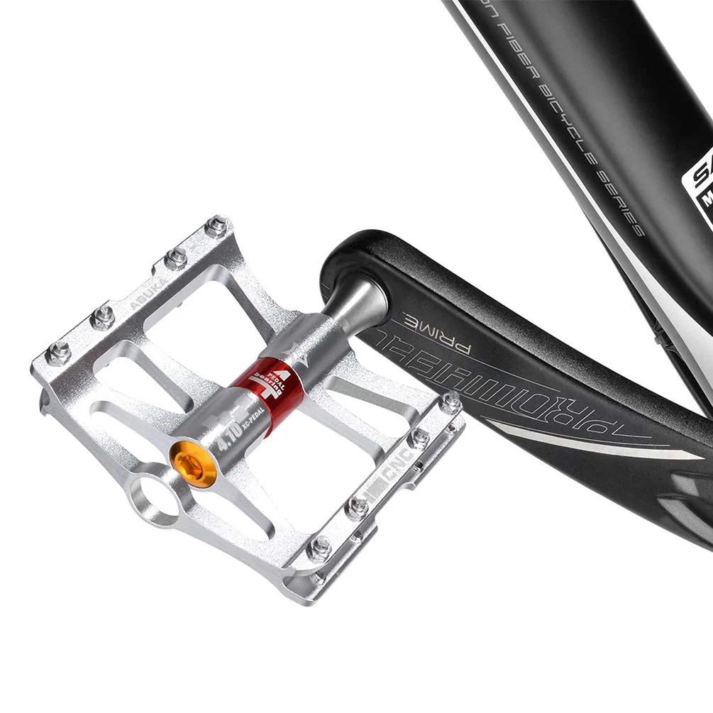 ROCKBROS 4 Bearings Mountain MTB Bike Pedals Platform Flat Aluminum Alloy 9/16" - Image 27