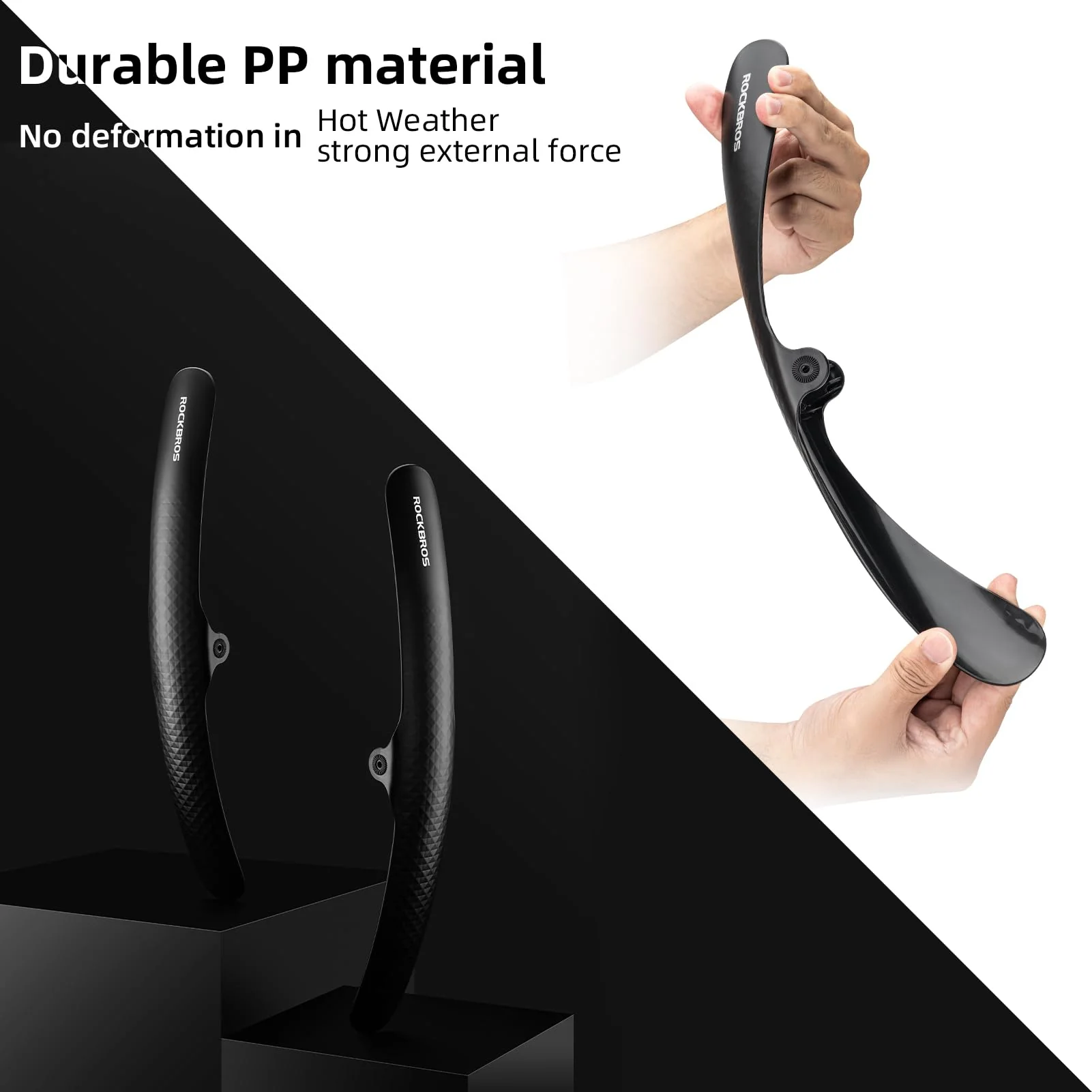 ROCKBROS Adjustable Bike Fenders Set for Road Bikes Easy Install - Image 6