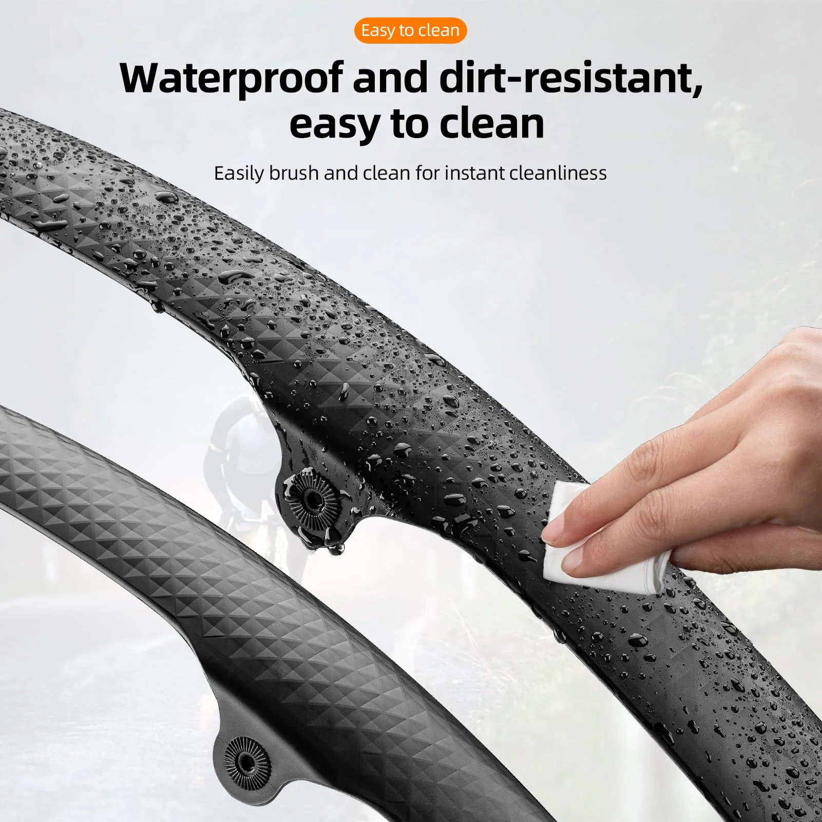 ROCKBROS Adjustable Bike Fenders Set for Road Bikes Easy Install - Image 8