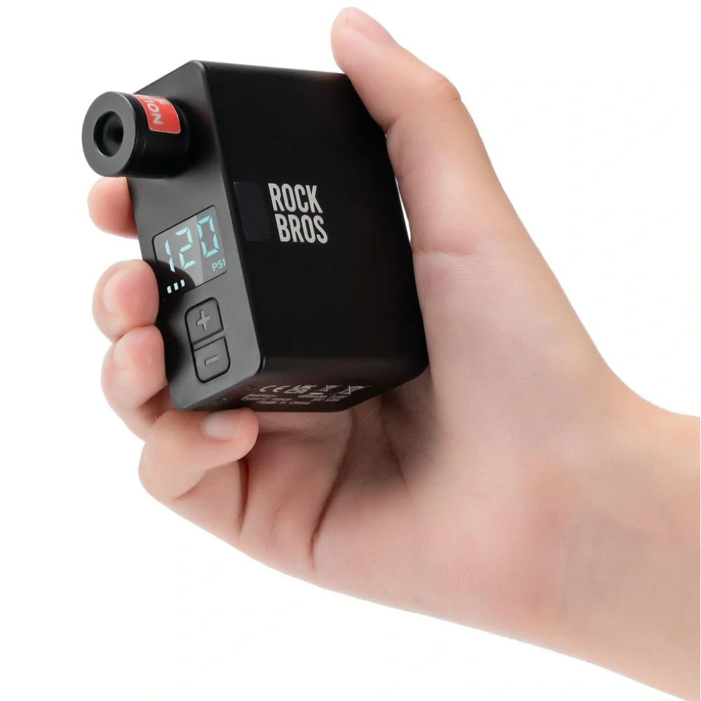 AS1 Pro Mini Electric Air Bike Tire Pump 120PSI - Image 3