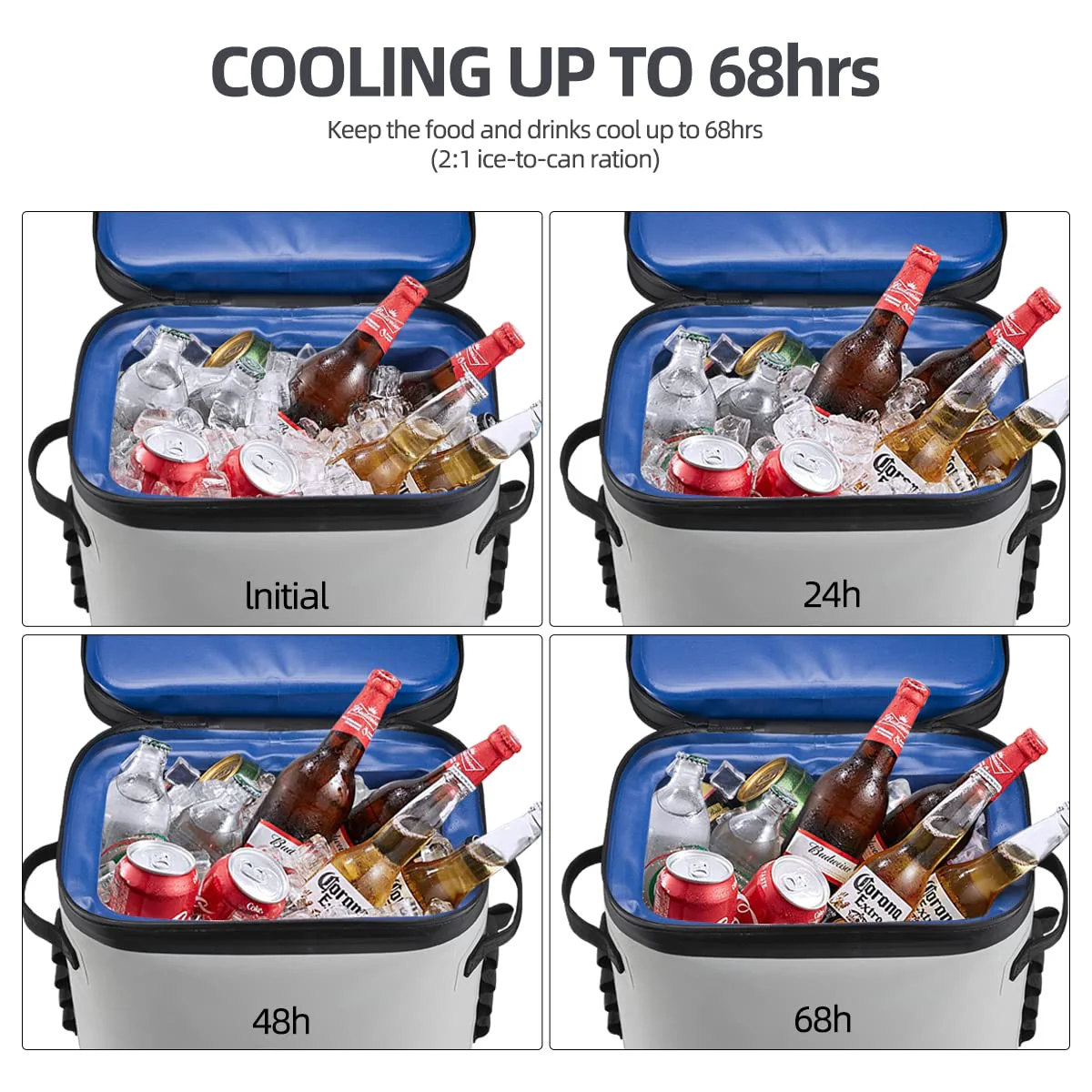 ROCKBROS Soft Cooler Waterproof 36 Can Insulated Leak Proof Soft Backpack - Image 12