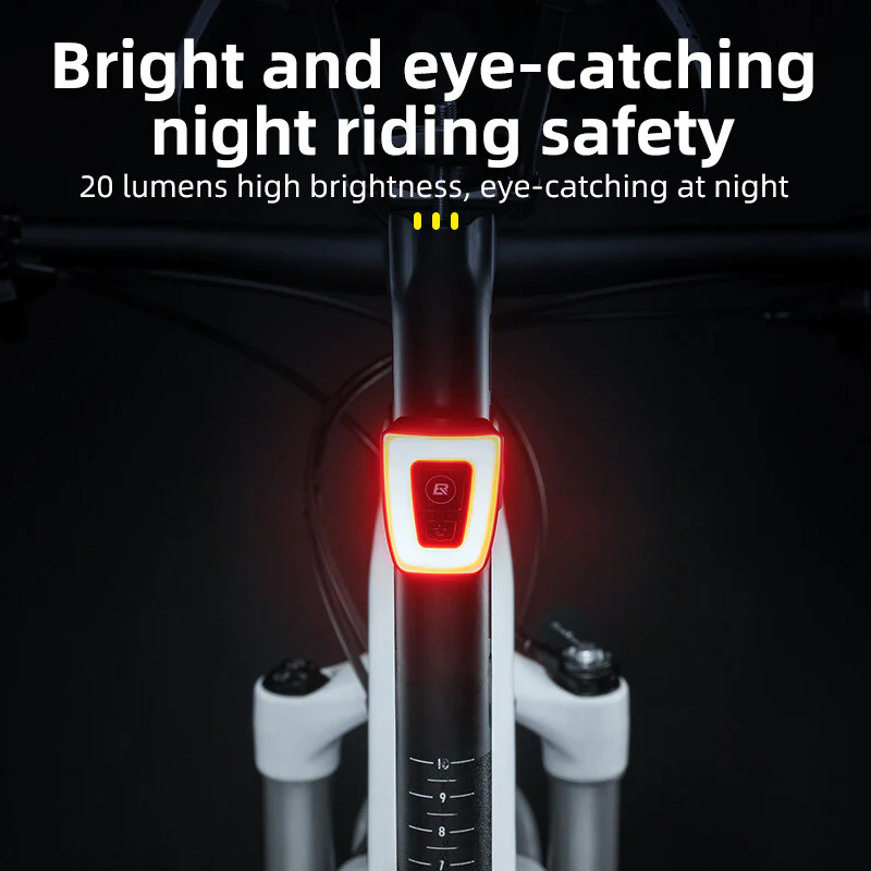 Bike Helmet Warning Tail Light USB - Image 4