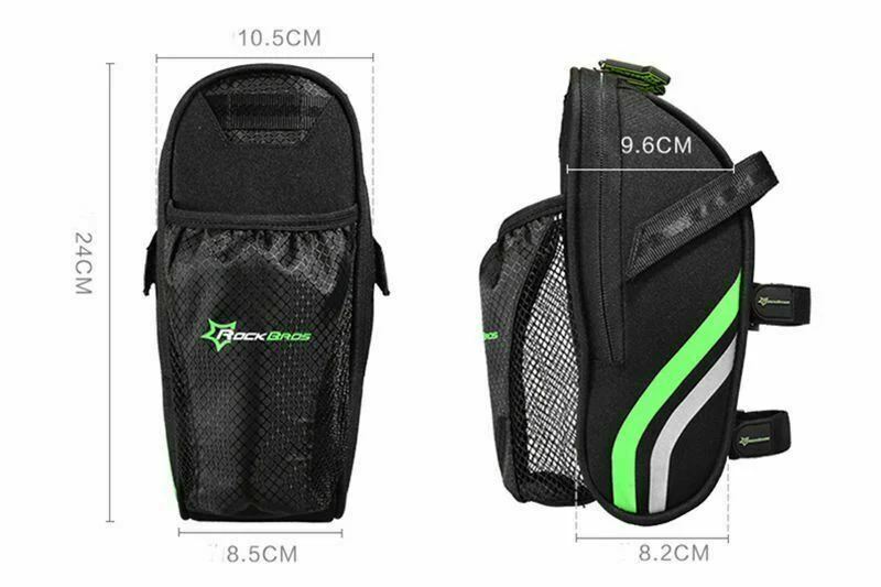 ROCKBROS Bike Bicycle Rear Bag Saddle Bag with Battle Holder - Image 4