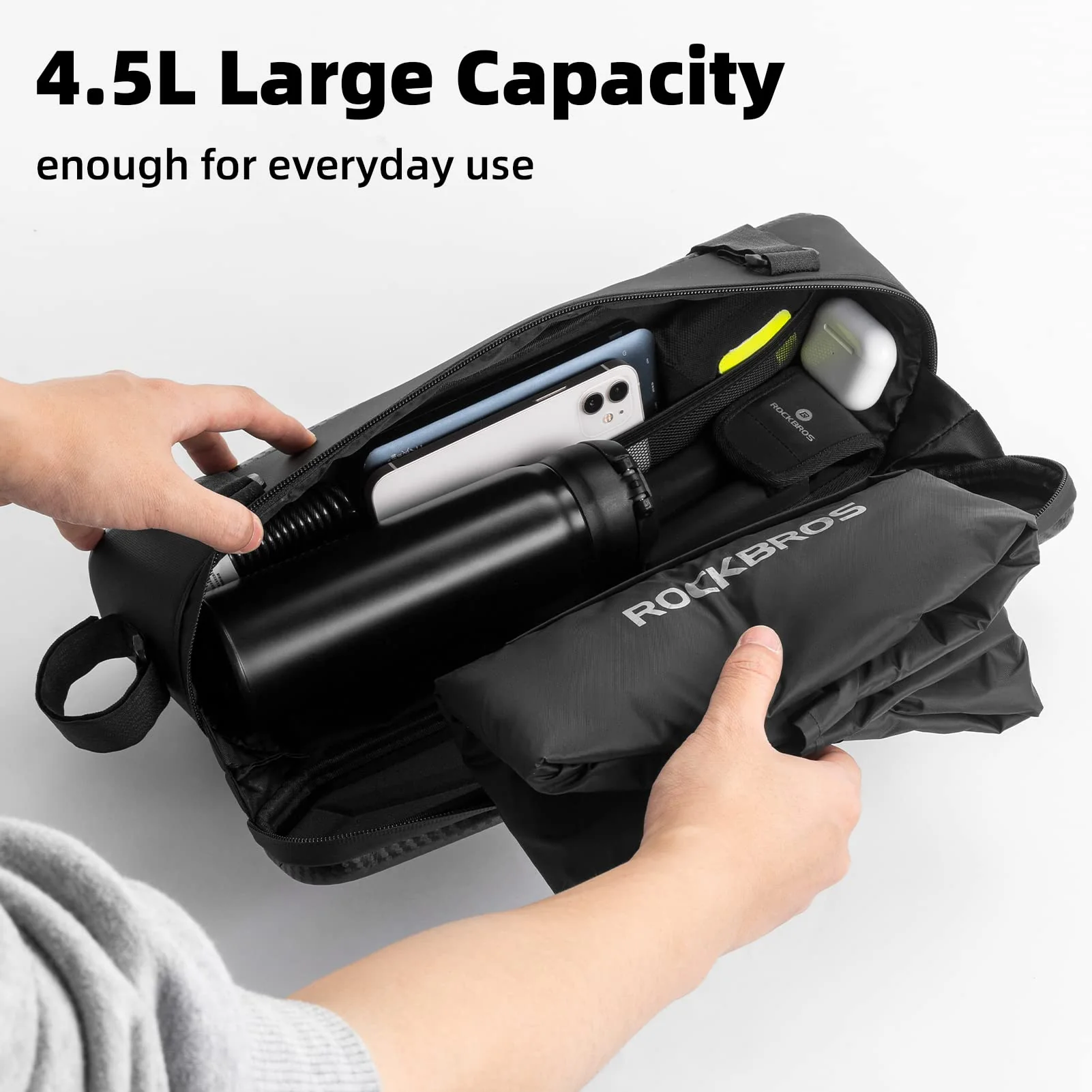 ROCKBROS Bike Frame Bag for Super 73 S2 Hard Shell Bike Bag Waterproof 4.5 L - Image 3