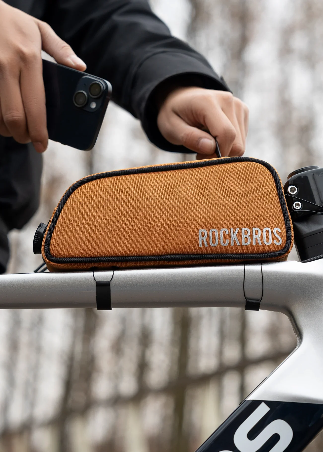 ROCKBROS Bike Frame Bag-Road to sky - Image 11