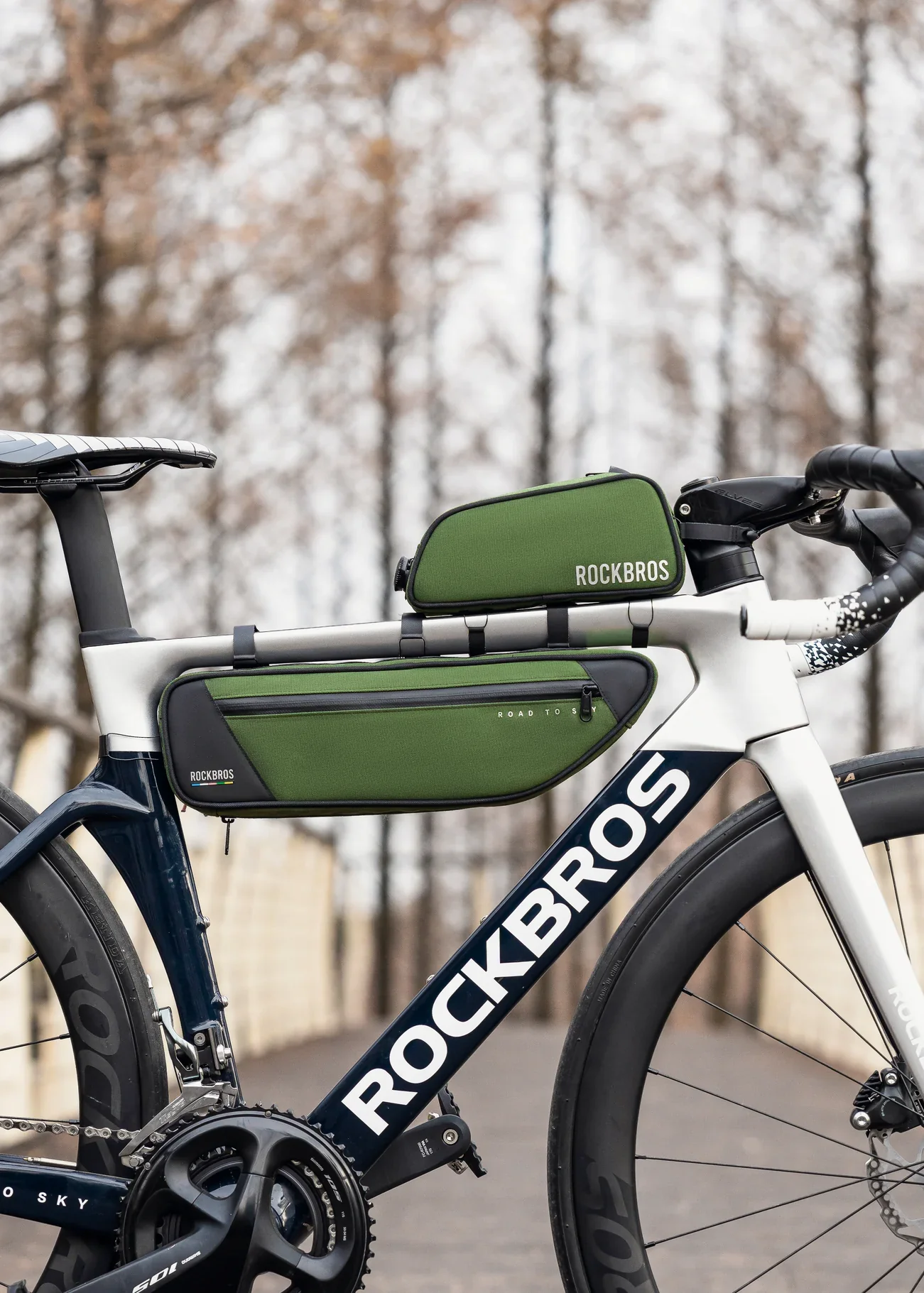 ROCKBROS Bike Frame Bag-Road to sky - Image 22
