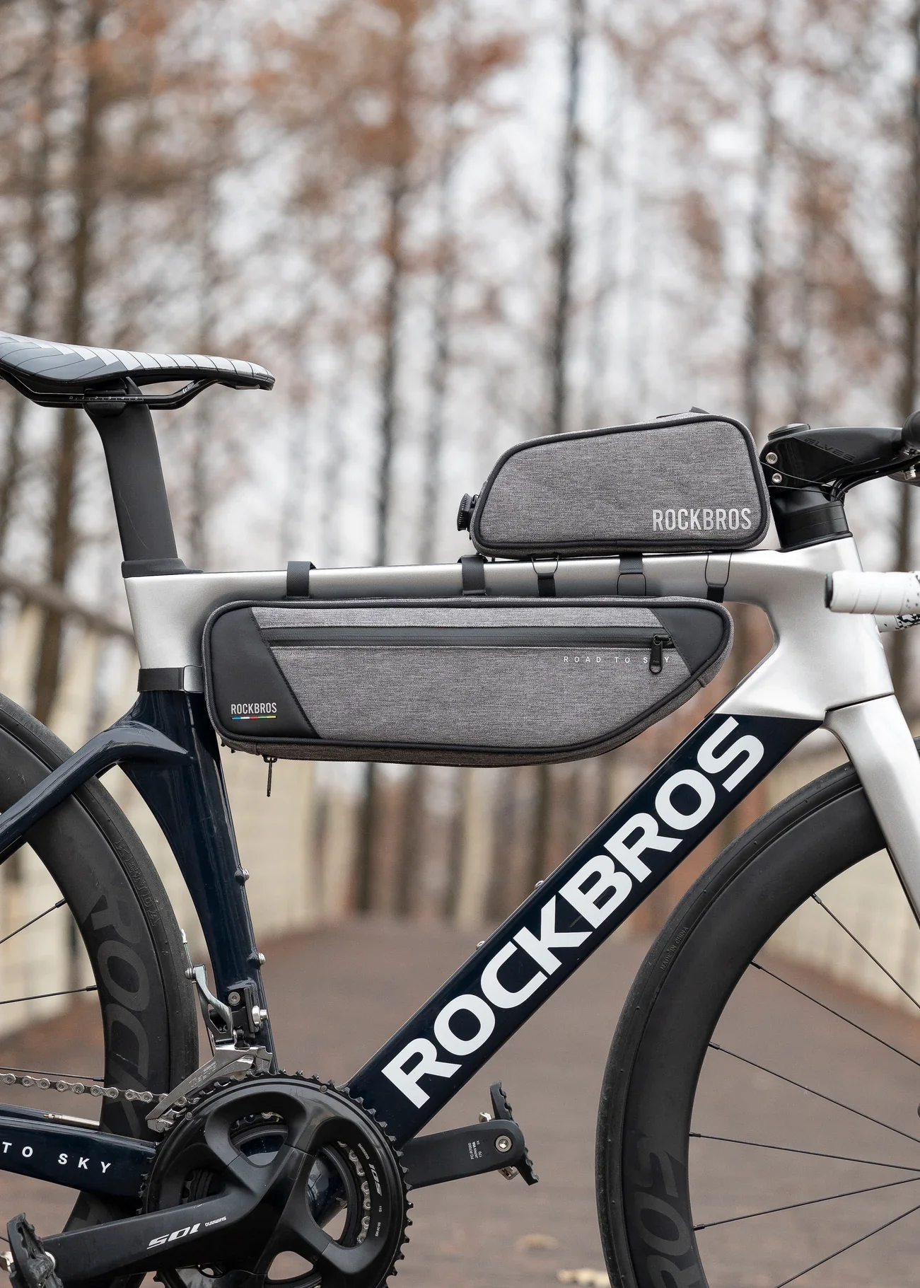 ROCKBROS Bike Frame Bag-Road to sky - Image 31