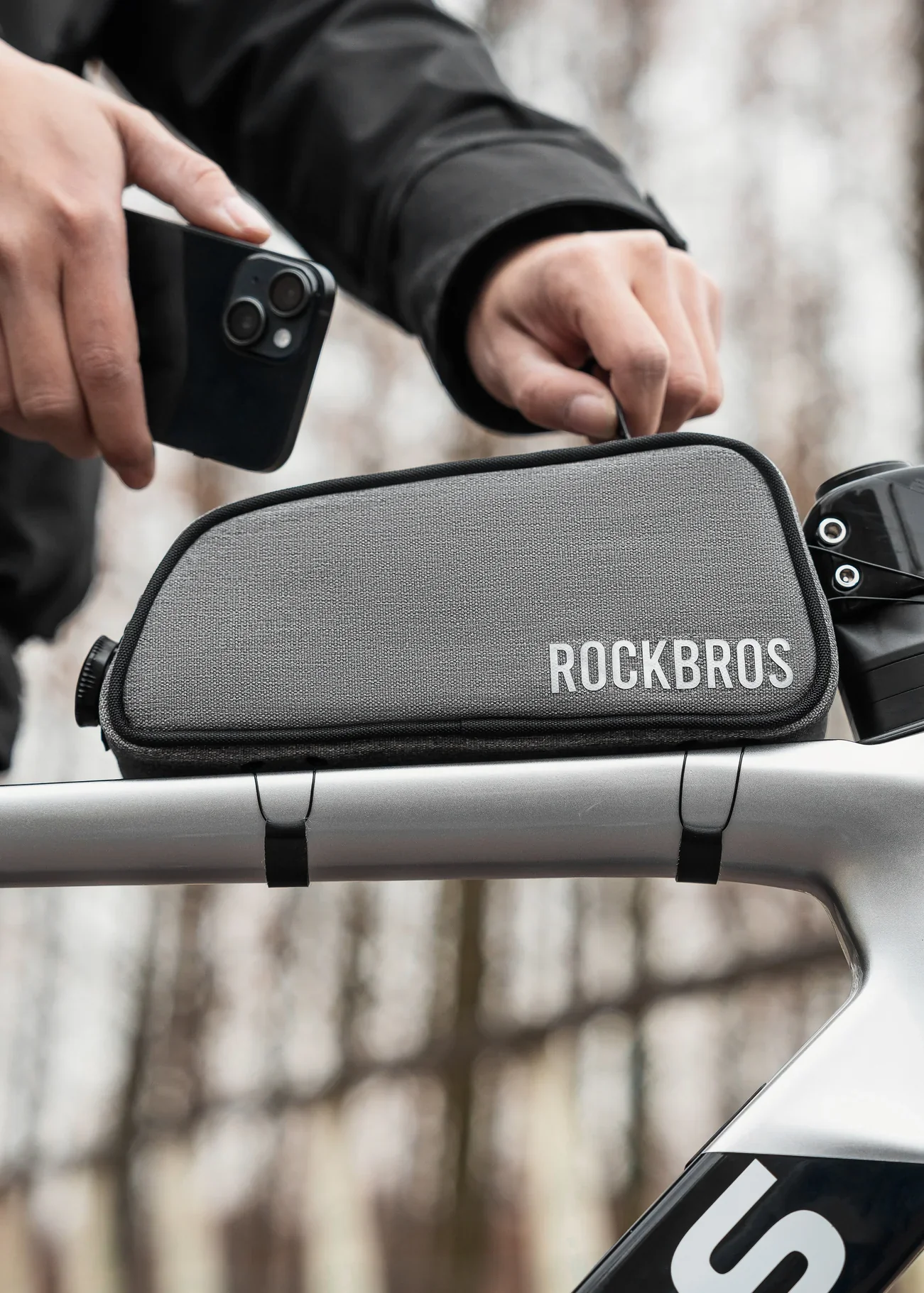ROCKBROS Bike Frame Bag-Road to sky - Image 32