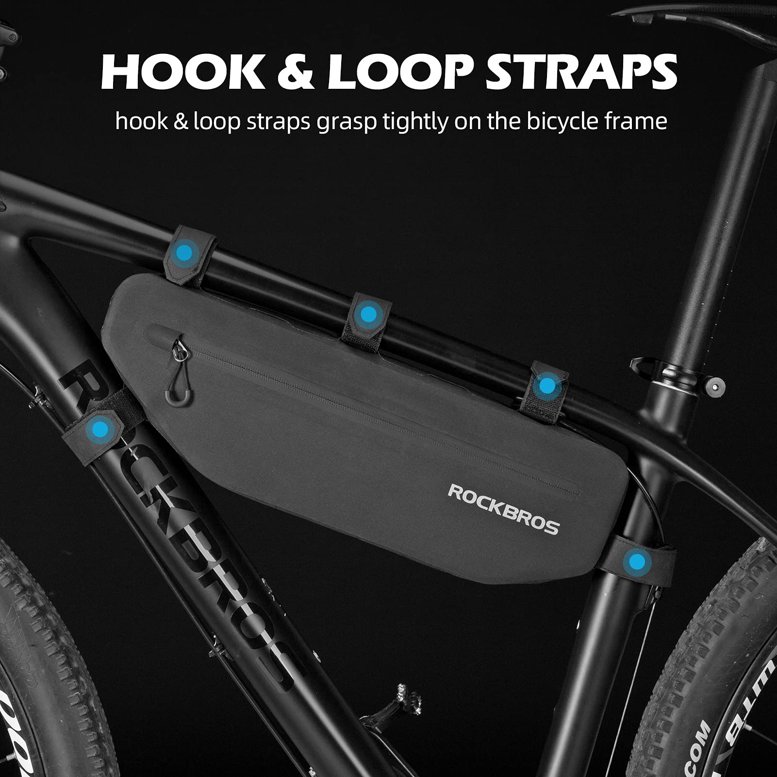 ROCKBROS Bike Frame Bag Waterproof Bike Triangle Bag - Image 4