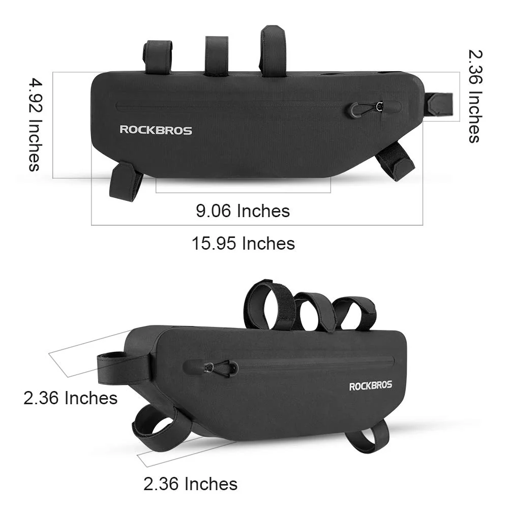 ROCKBROS Bike Frame Bag Waterproof Bike Triangle Bag - Image 6