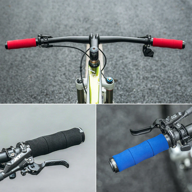 ROCKBROS Bike Grips Shock Absorption Foam Bike Handle Grips Soft Comfortable Non-Slip Double Locked on - Image 11
