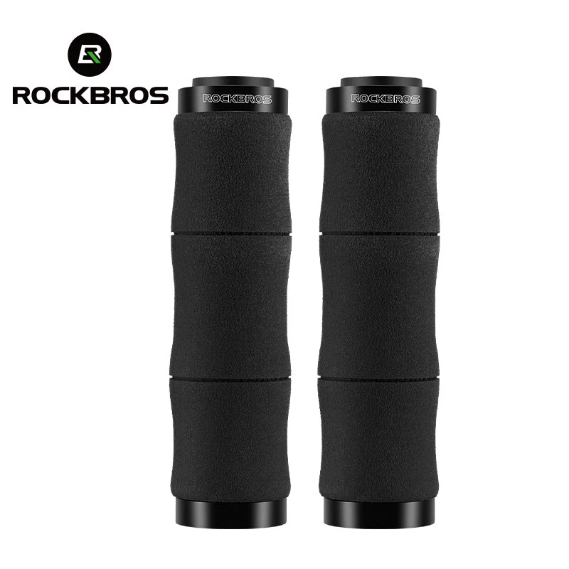 ROCKBROS Bike Grips Shock Absorption Foam Bike Handle Grips Soft Comfortable Non-Slip Double Locked on - Image 7