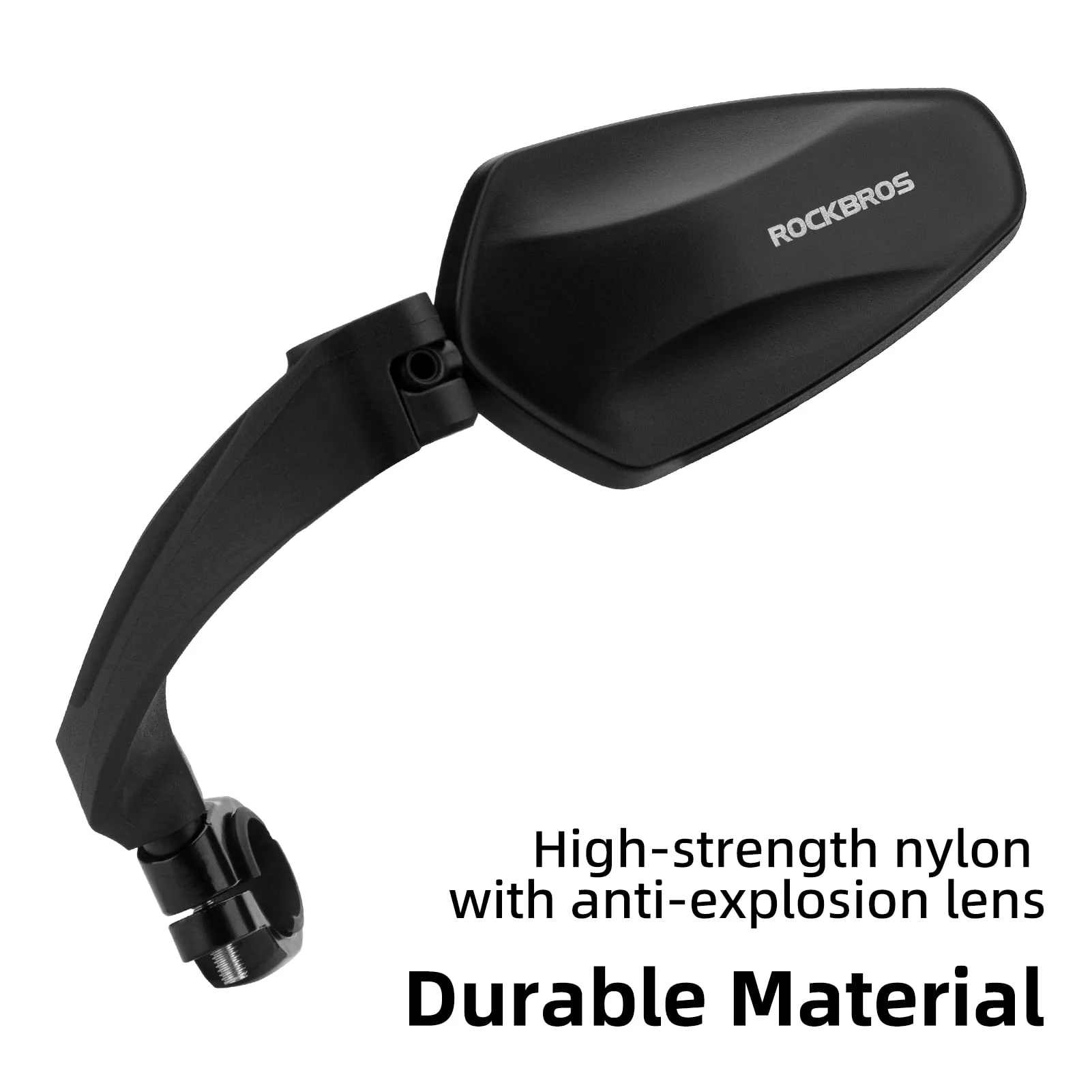 ROCKBROS Bike Handlebar Rear View Mirror with HD Anti-Glare Glass - Image 5