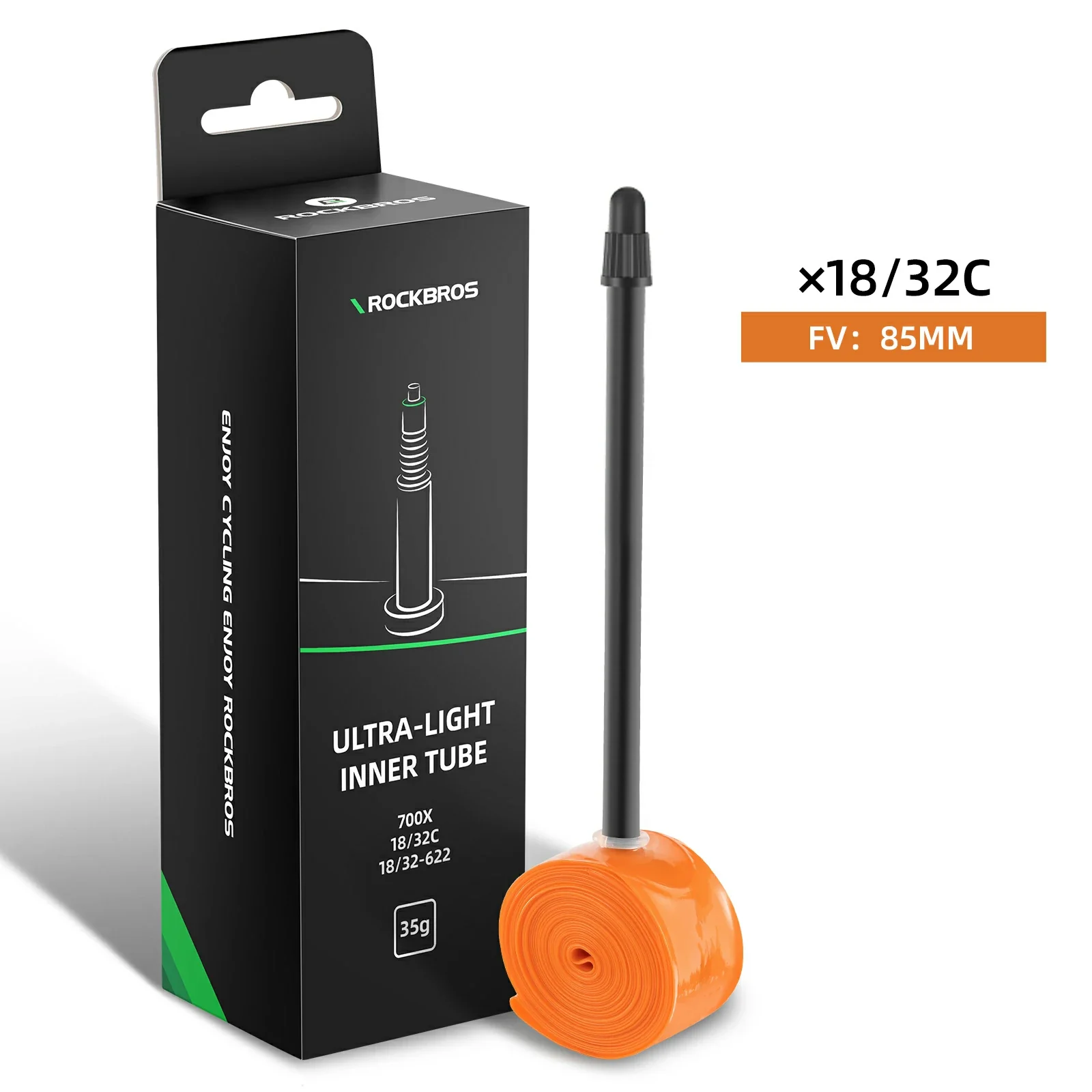 ROCKBROS Bike Inner Tube 700x18/32C Super Light 24/35g TPU - Image 4