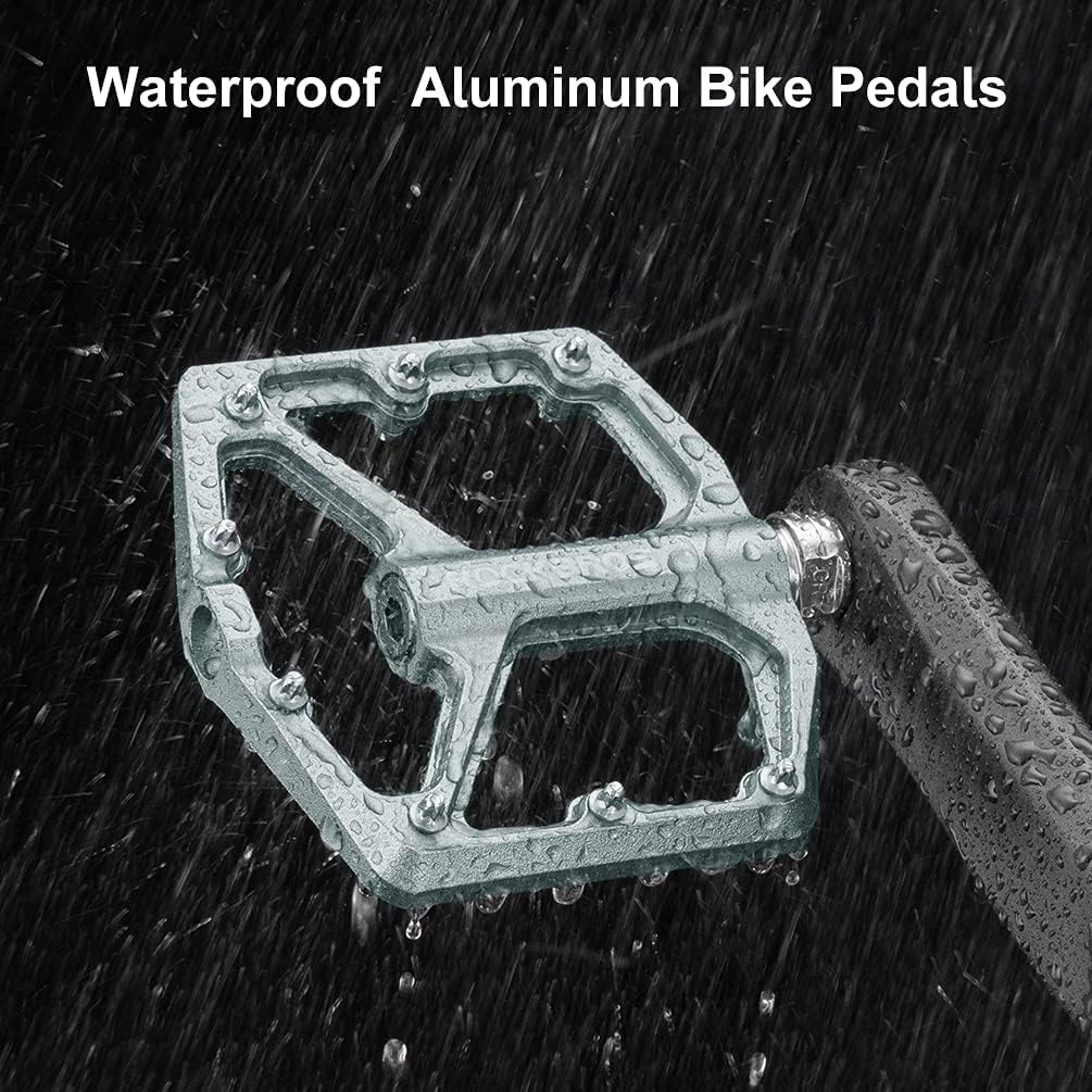 ROCKBROS Bike Pedals Lightweight Aluminum Platform 9/16'' Sealed Bearing - Image 34