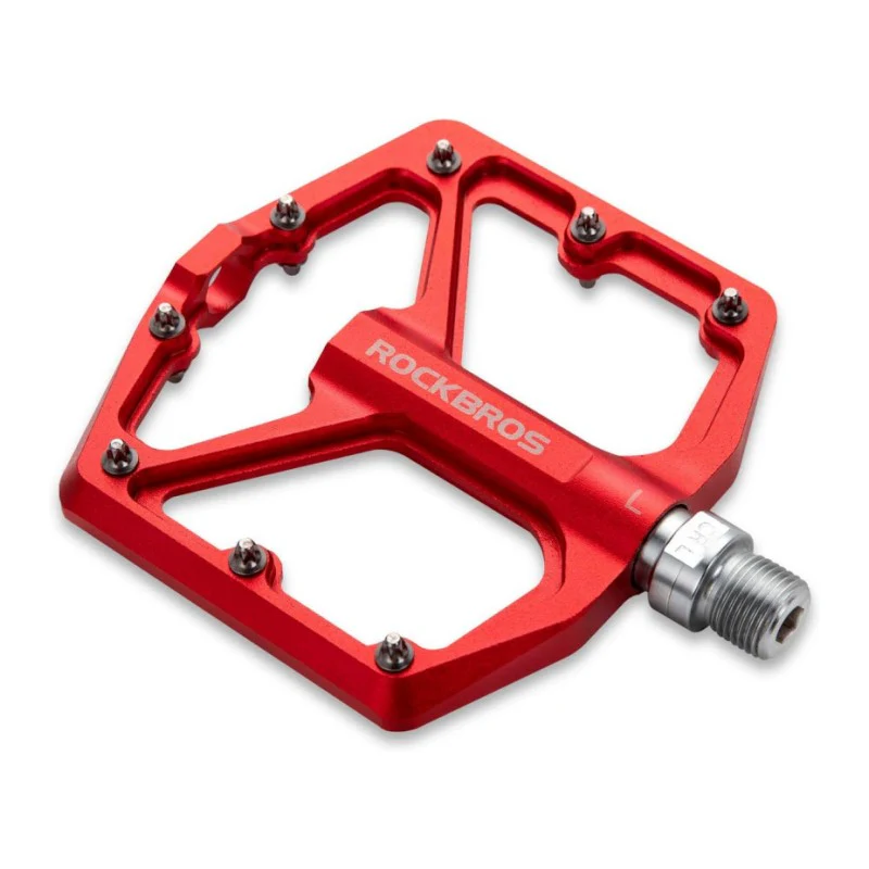ROCKBROS Bike Pedals Lightweight Aluminum Platform 9/16'' Sealed Bearing - Image 4