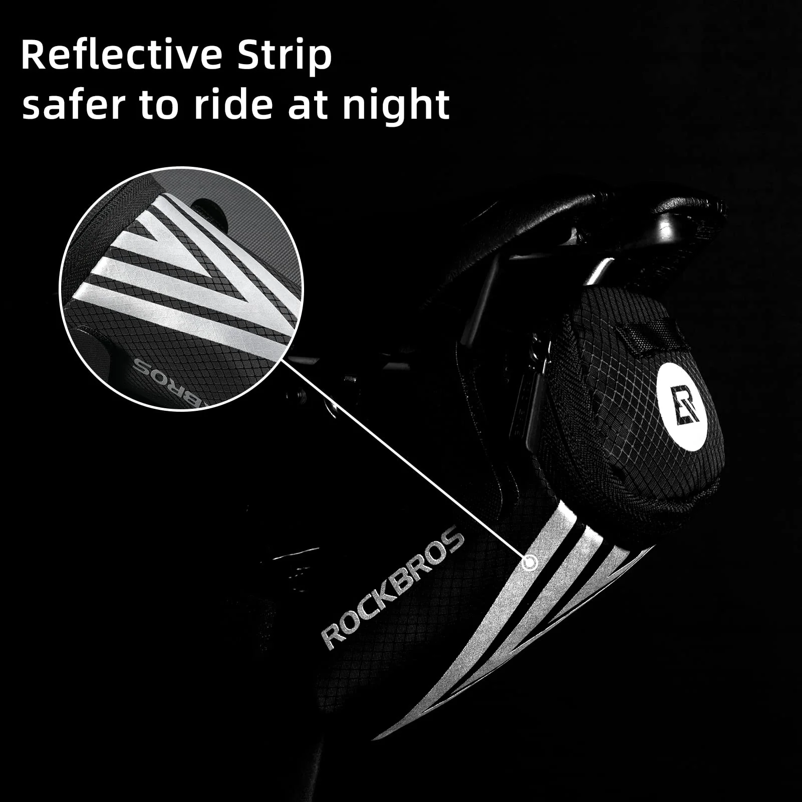 ROCKBROS Bike Saddle Seat Bag Under Seat - Image 6