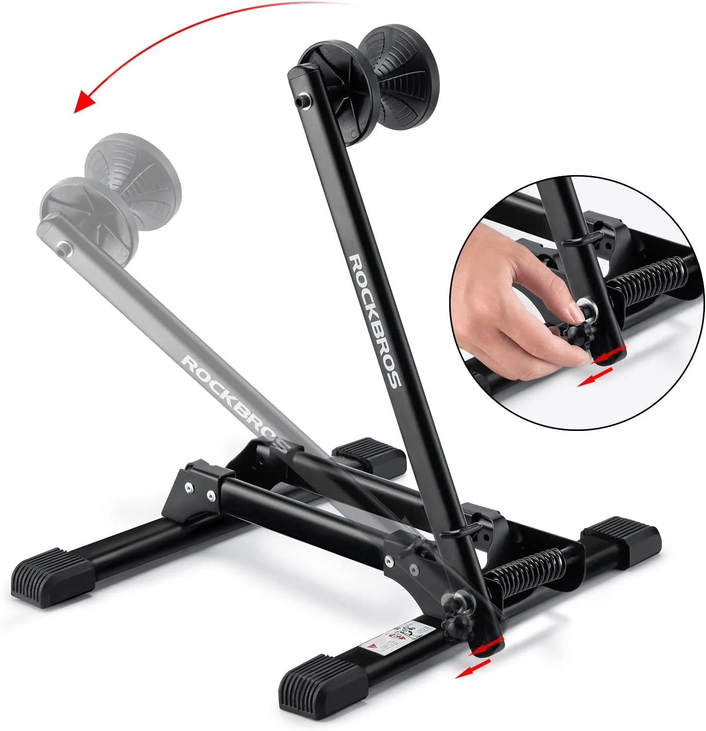 ROCKBROS Foldable Bike Stand Floor for 20” - 29” Wheels - Image 6
